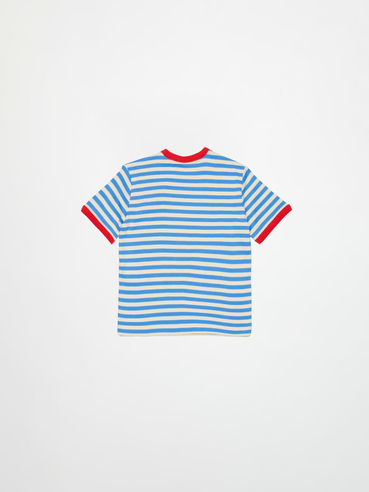 T-shirt à rayures avec logo KID - AZURE - MAX&Co. - 2