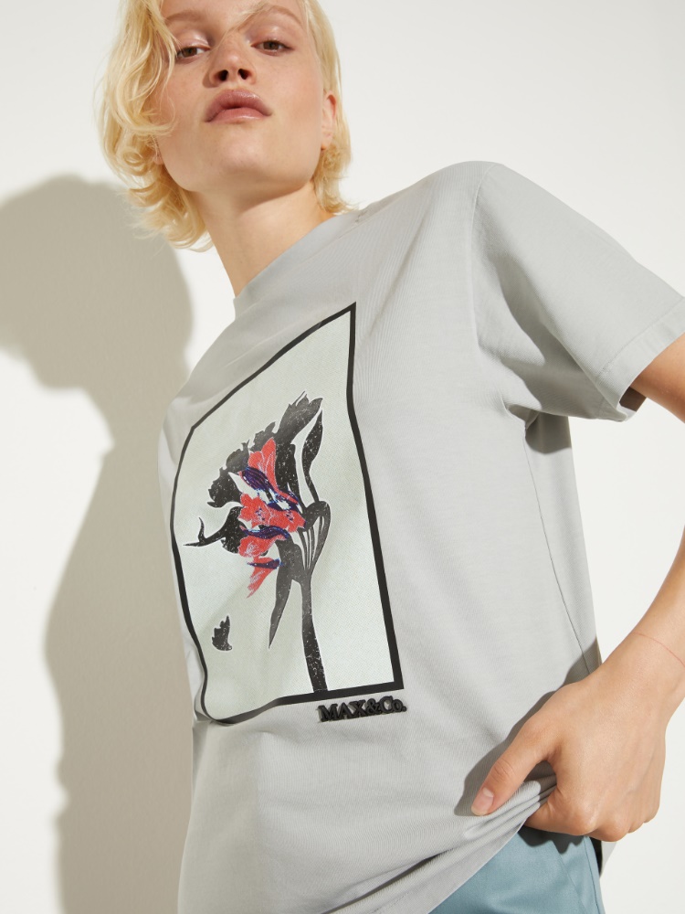 T-Shirt mit Blumenprint - MAX&Co. - 3