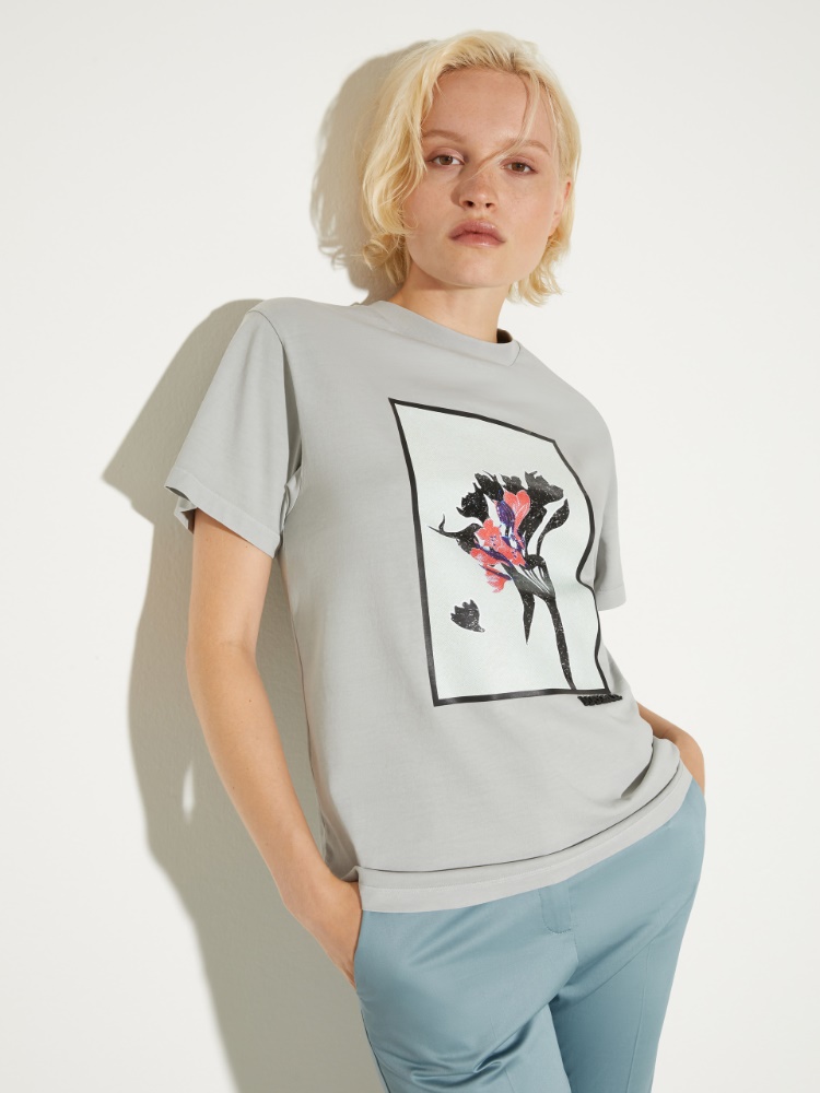 T-Shirt mit Blumenprint - MAX&Co.