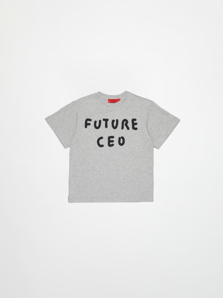 Camiseta con estampado KID - MELANGE GREY - MAX&Co.