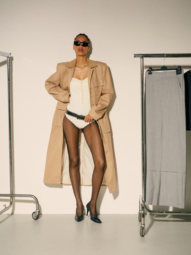 Cotton drill coat Sami Miró &Co.llaboration - MAX&Co. - 5