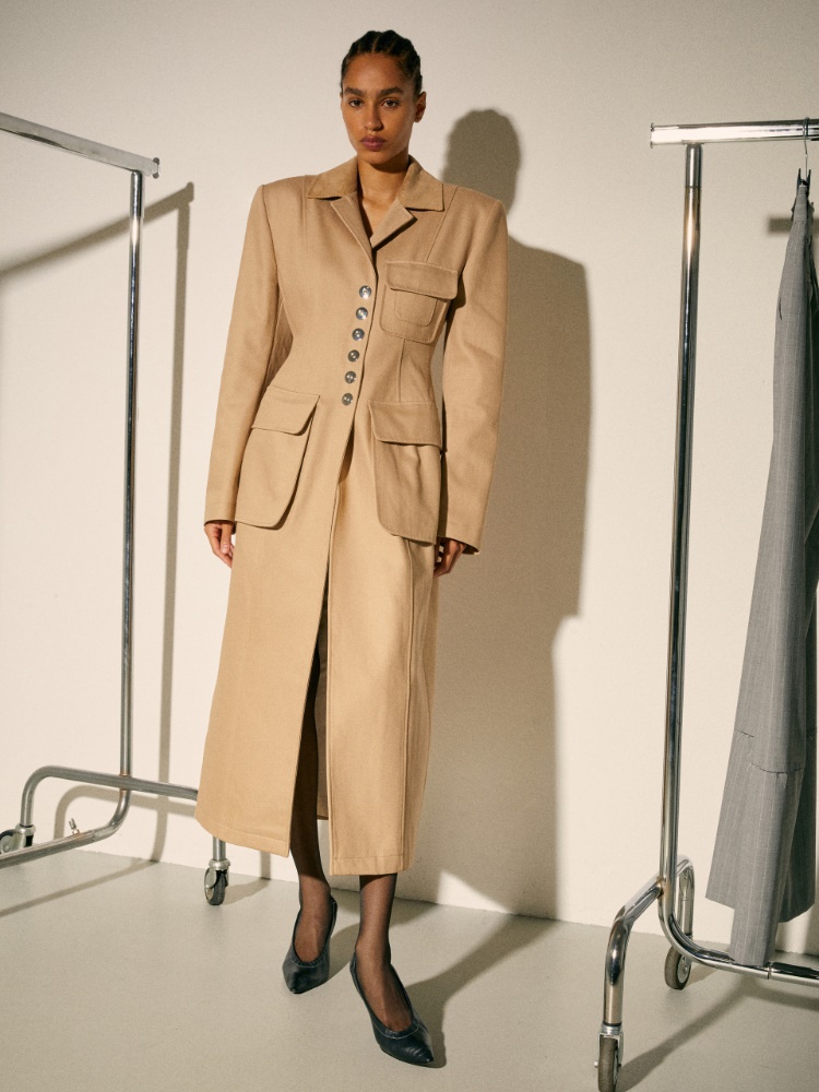 Cotton drill coat Sami Miró &Co.llaboration - MAX&Co. - 4