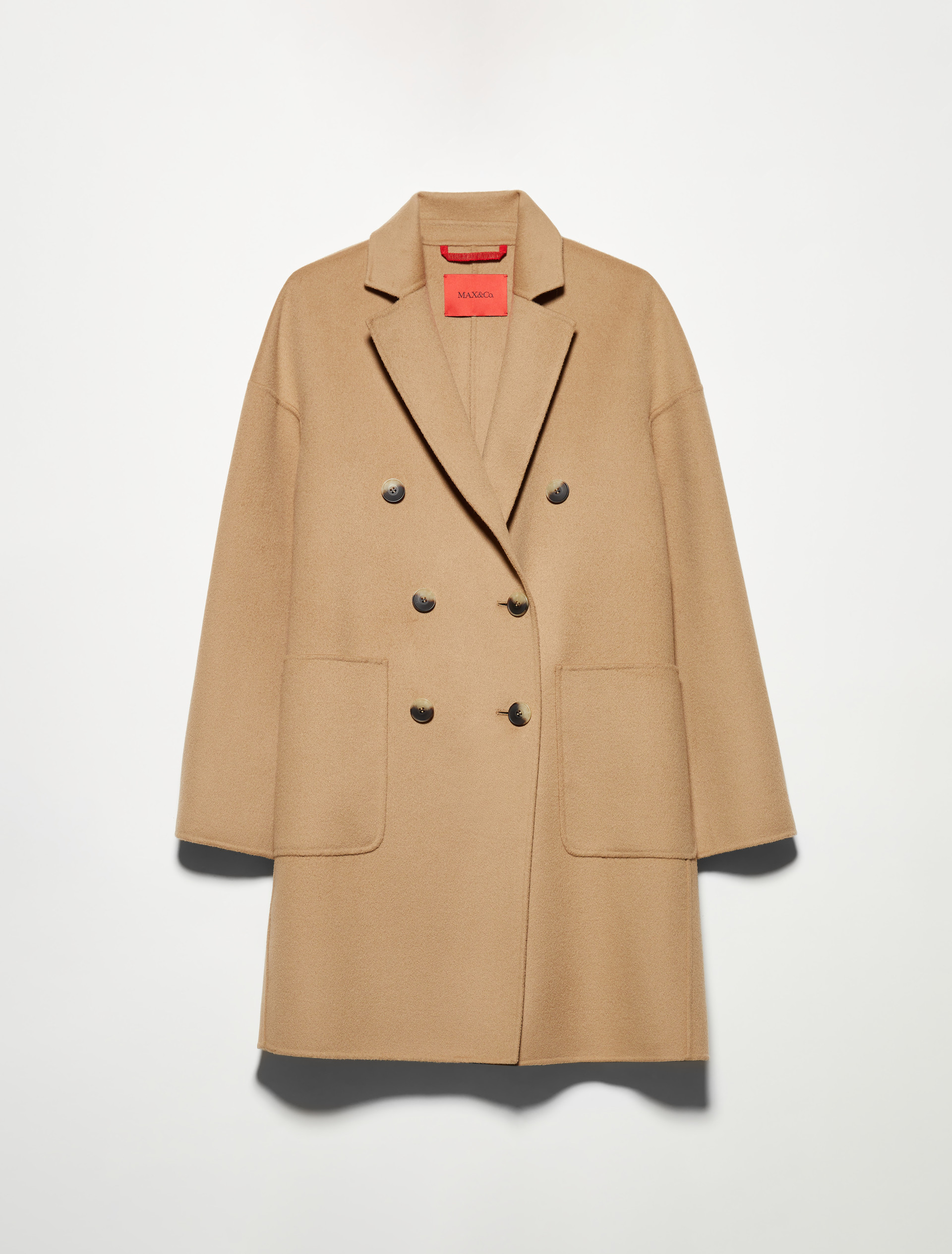 Double-woven wool coat - CAMEL - MAX&Co. - 5