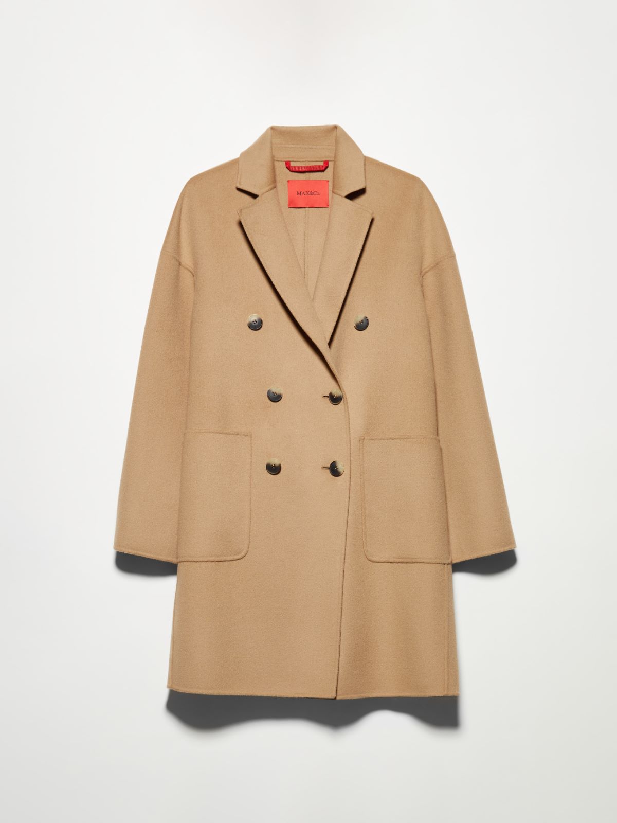 Double-woven wool coat - CAMEL - MAX&Co. - 5