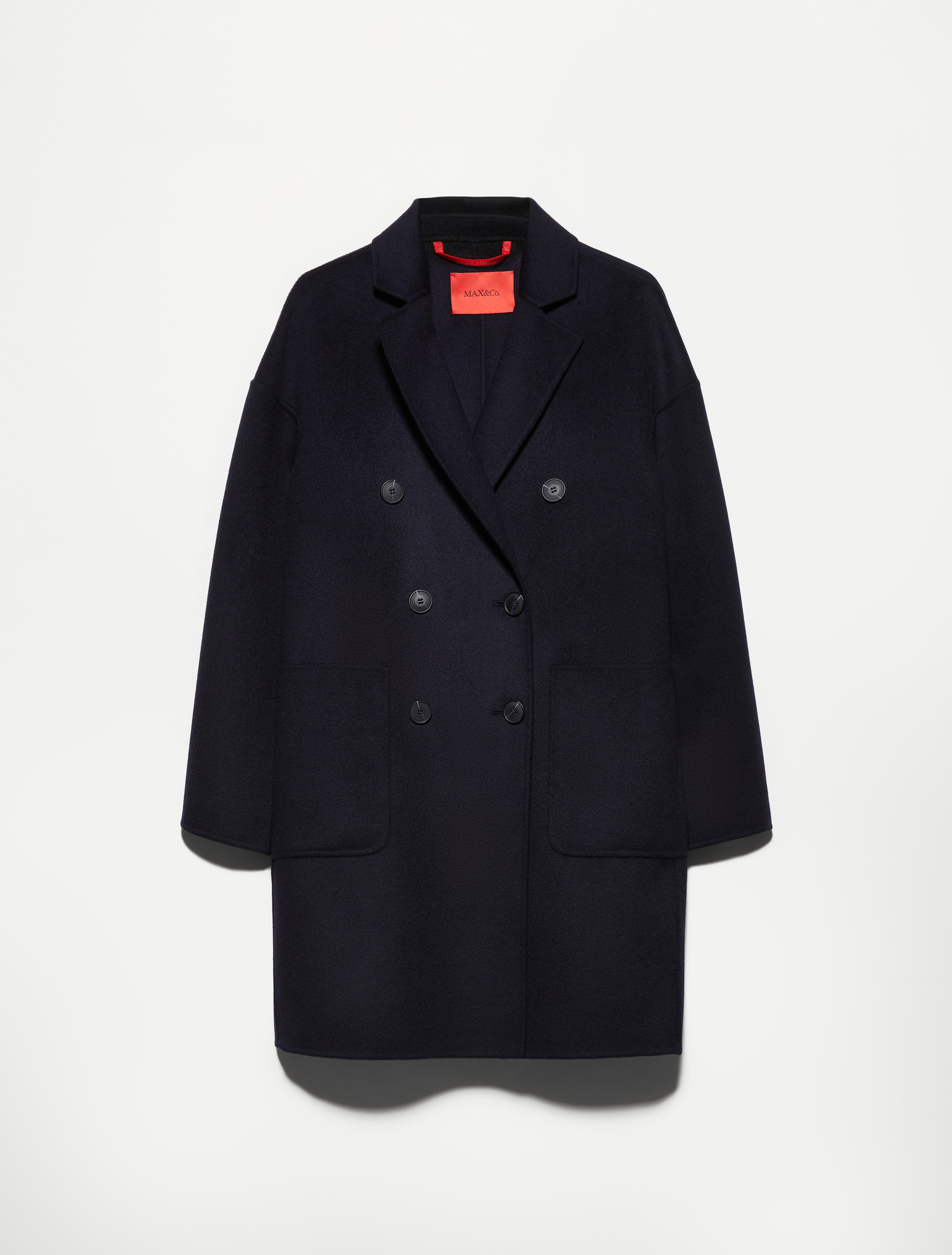 Double-woven wool coat - NAVY - MAX&Co. - 5
