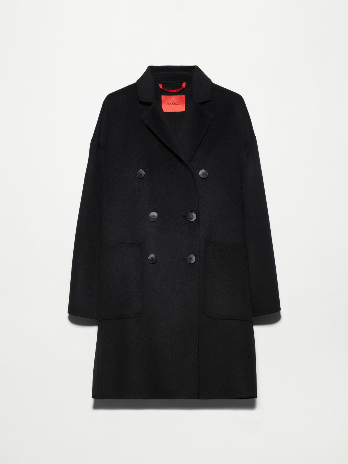 Double-woven wool coat - BLACK - MAX&Co. - 5