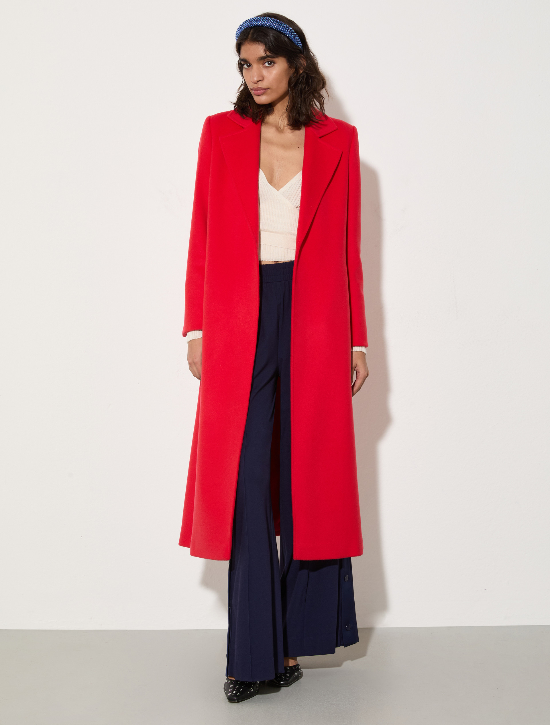 Longrun wool-drap coat - RED - MAX&Co. - 4