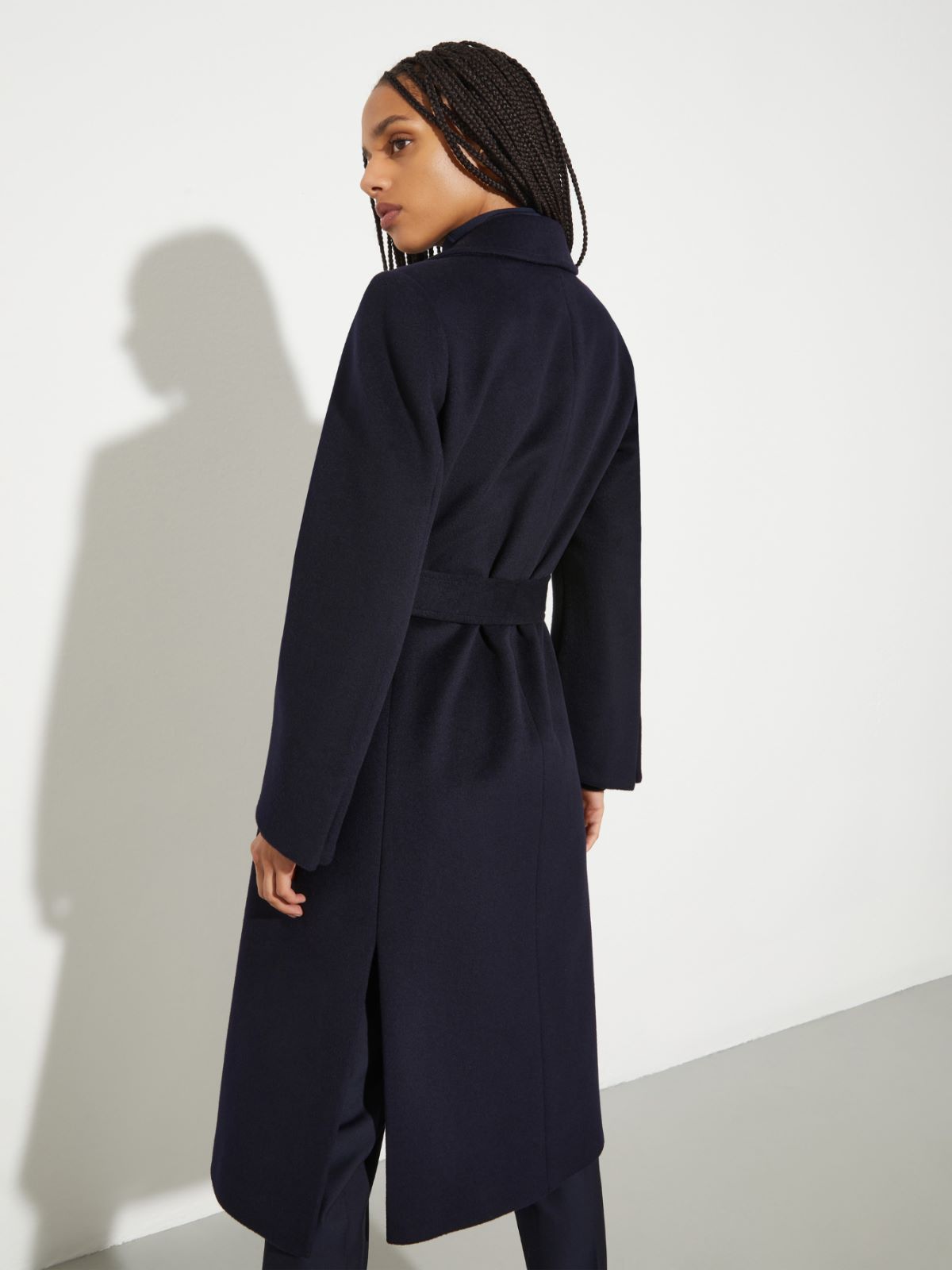 Runaway coat in drap - NAVY - MAX&Co. - 2