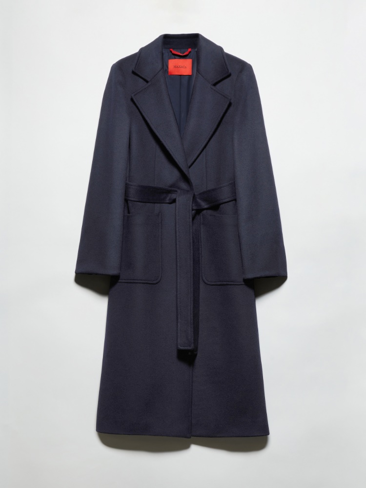 Runaway coat in drap - NAVY - MAX&Co.