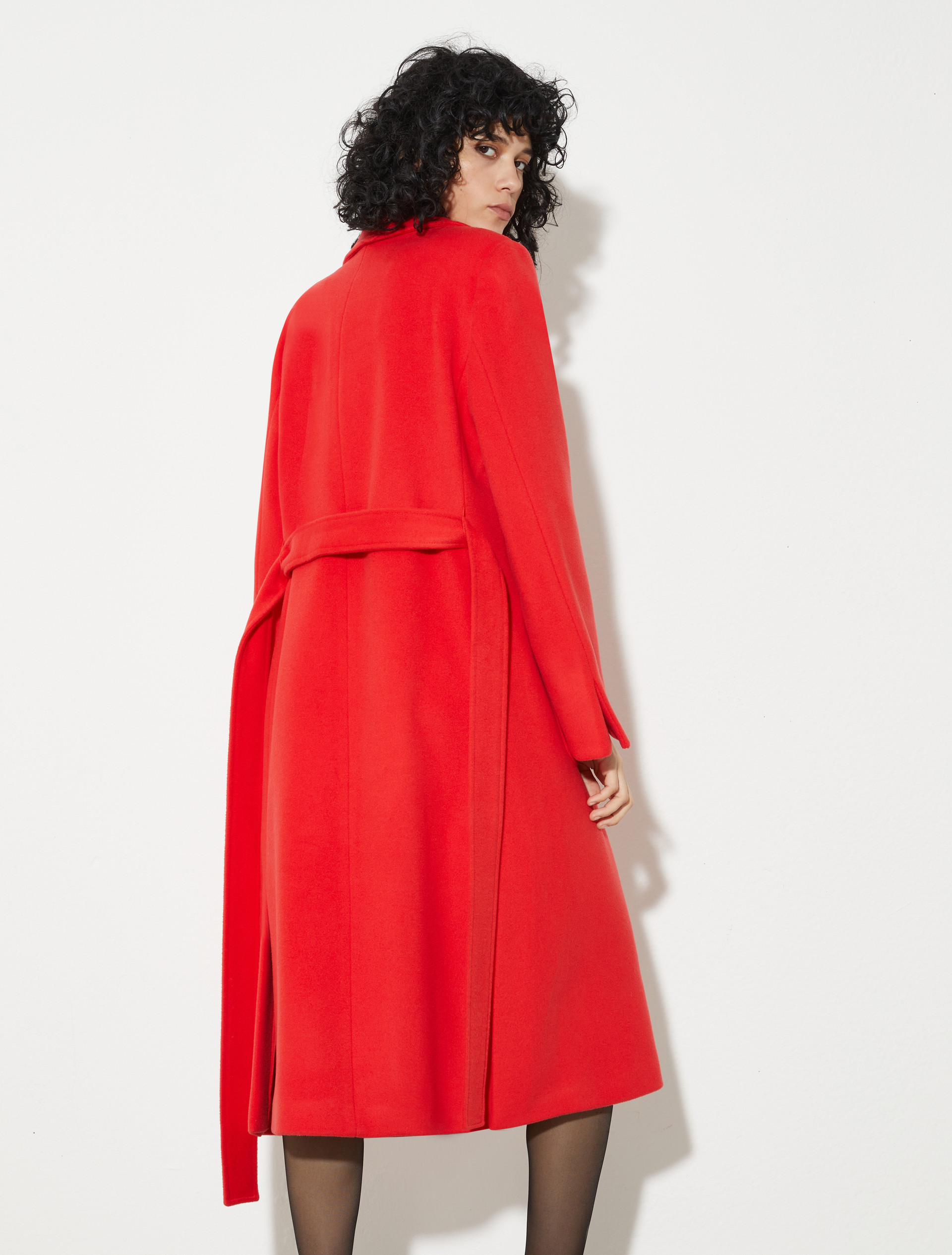 Runaway coat in drap - RED - MAX&Co. - 2