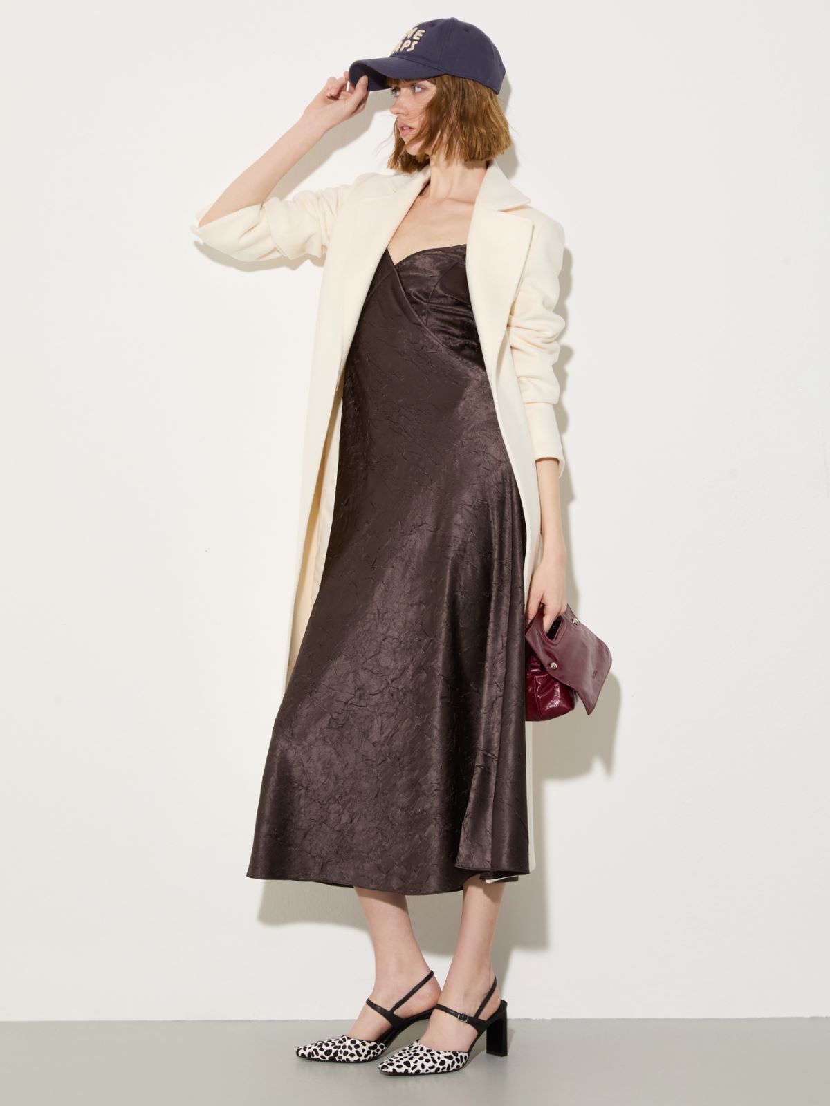 Purelong wool-drap midi coat - IVORY - MAX&Co. - 4