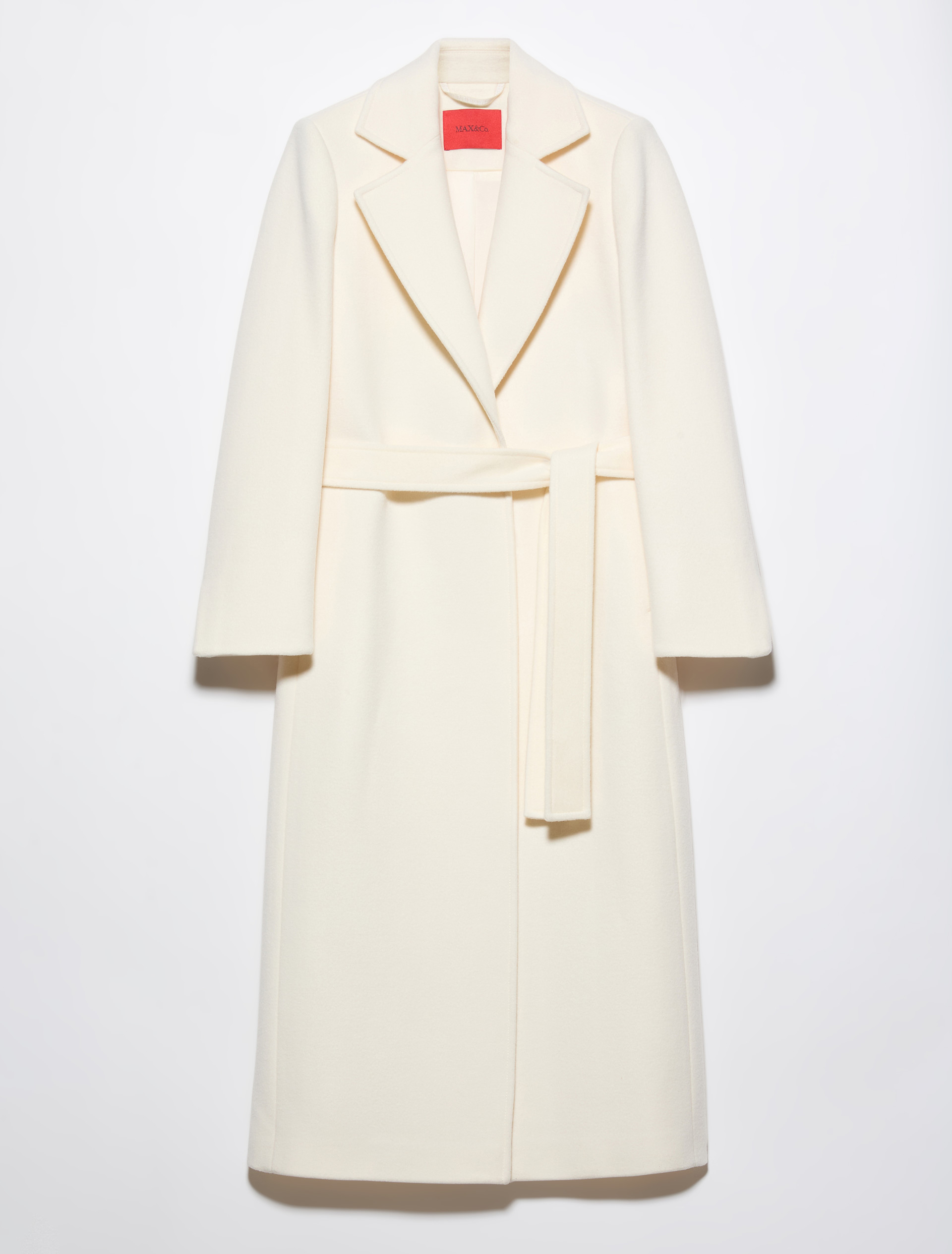 Purelong wool-drap midi coat - IVORY - MAX&Co. - 5