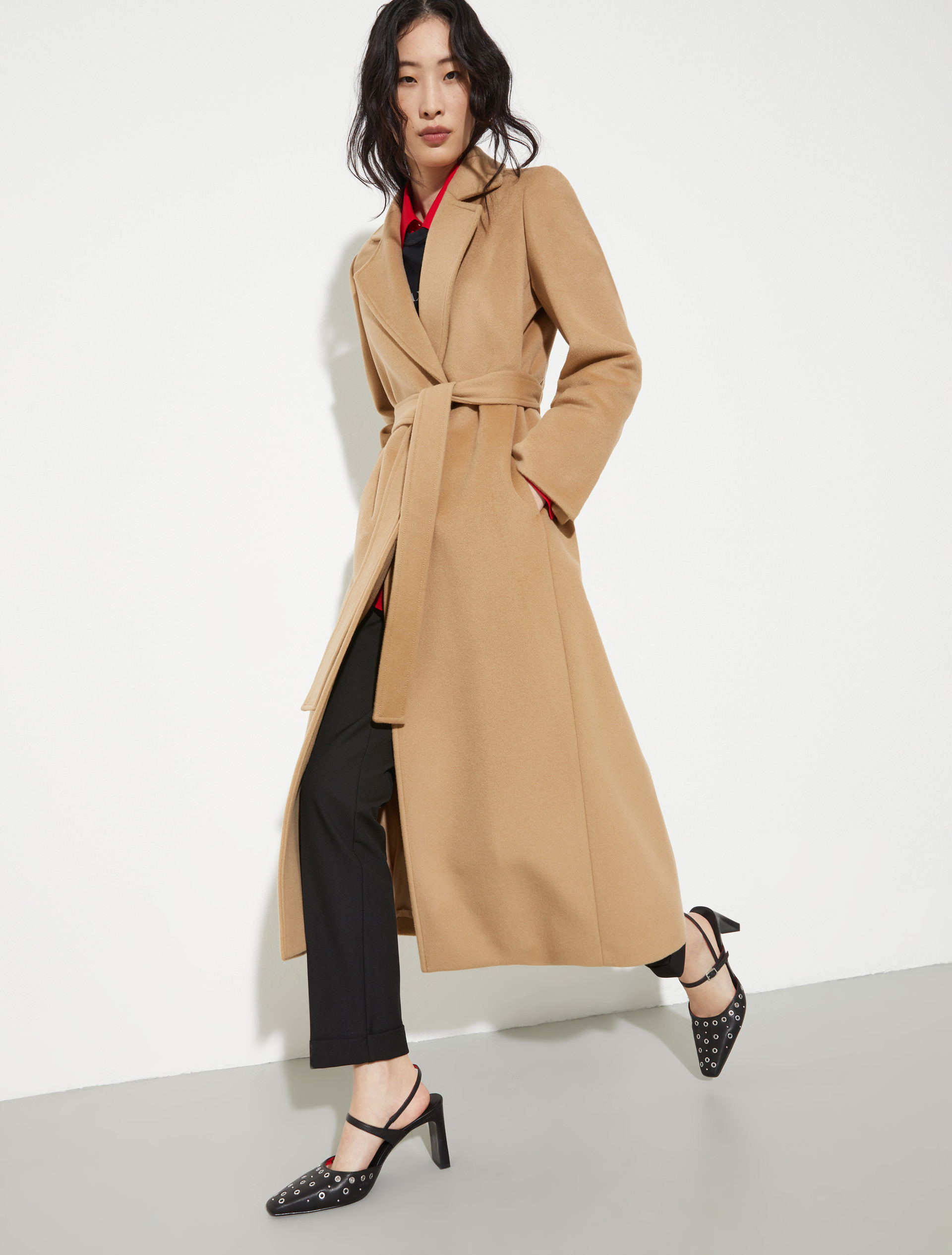 Longrun coat in drap - CAMEL - MAX&Co. - 3