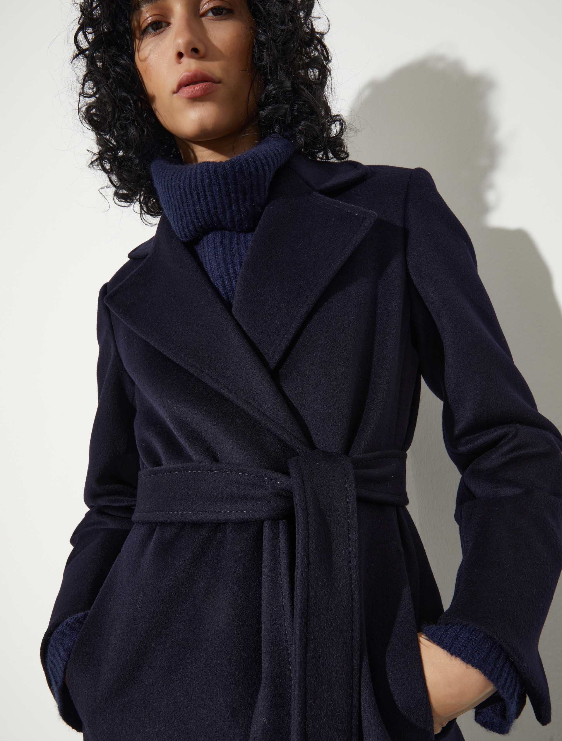 Longrun coat in drap - NAVY - MAX&Co. - 3
