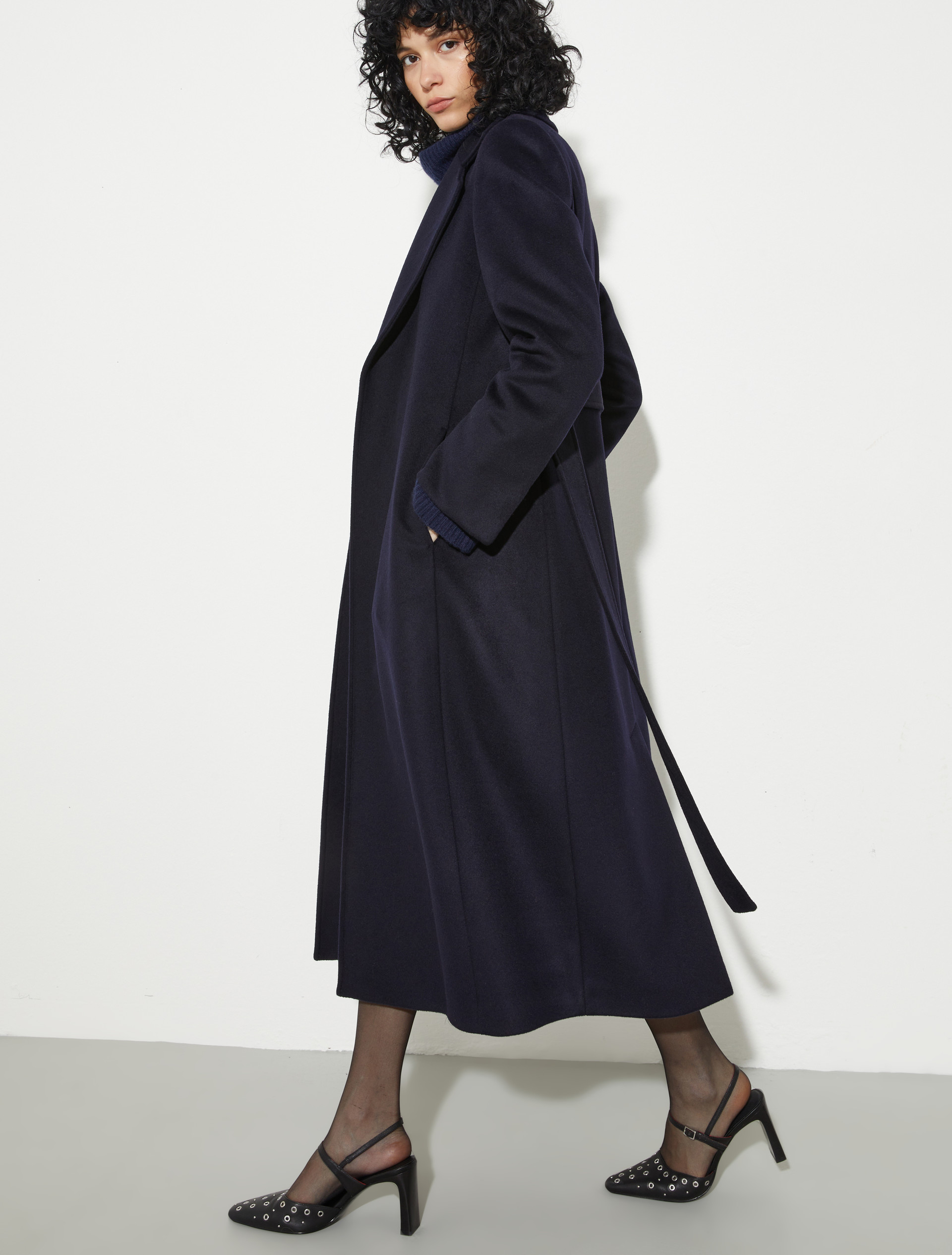 Longrun coat in drap - NAVY - MAX&Co. - 6