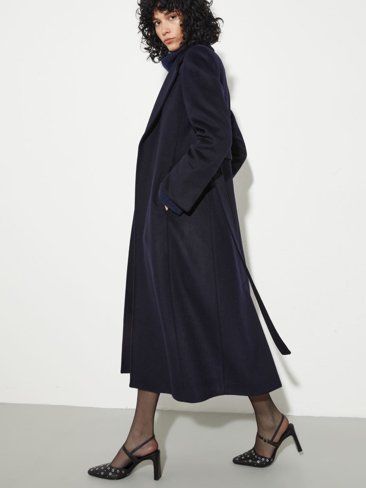 Longrun coat in drap - NAVY - MAX&Co. - 6