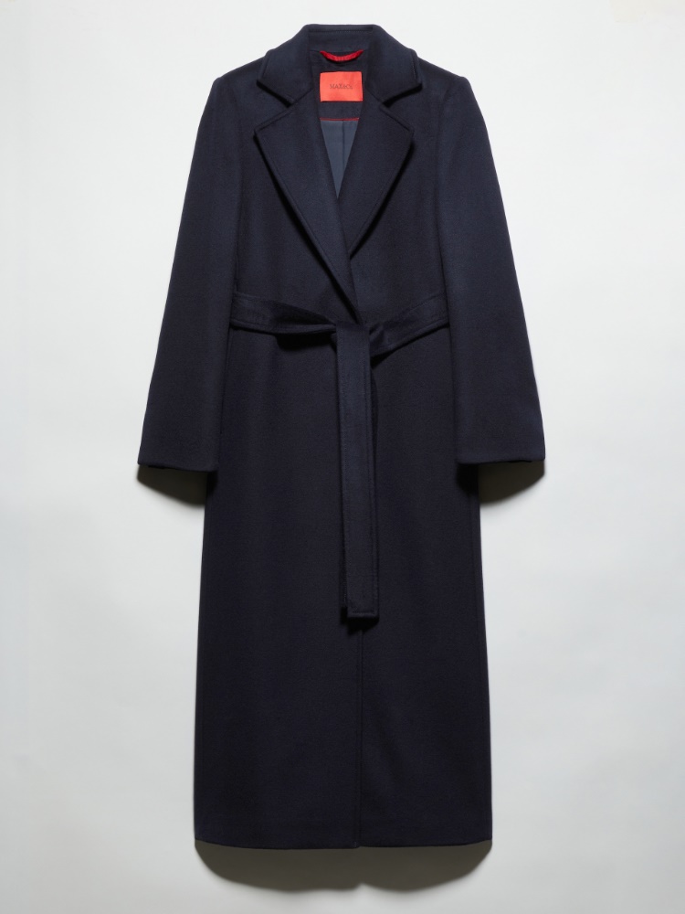 Longrun coat in drap - NAVY - MAX&Co.