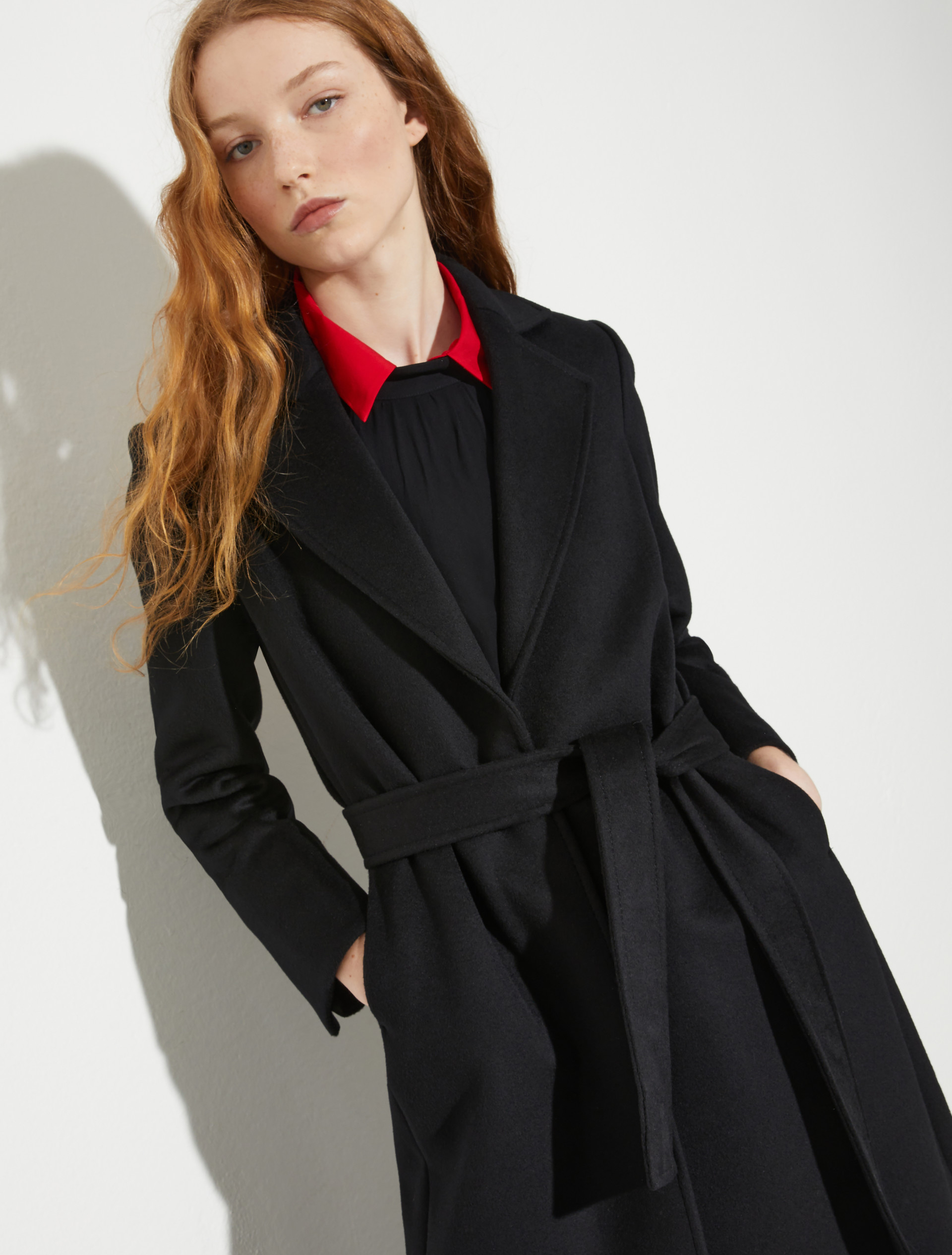 Longrun coat in drap - BLACK - MAX&Co. - 3