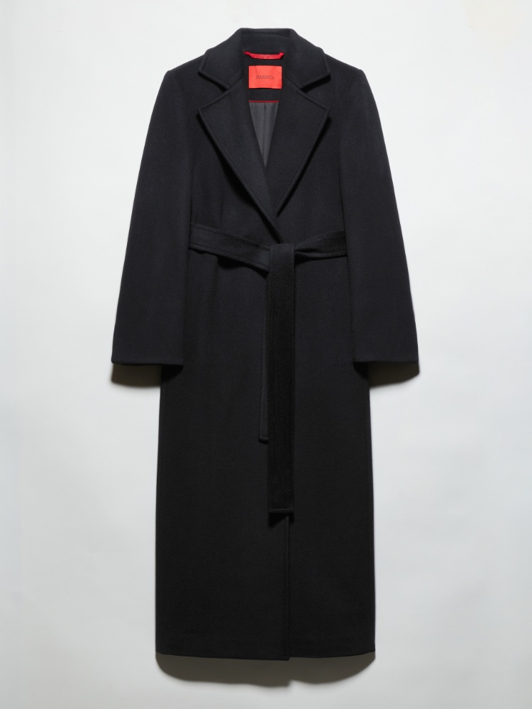 Longrun coat in drap - BLACK - MAX&Co.