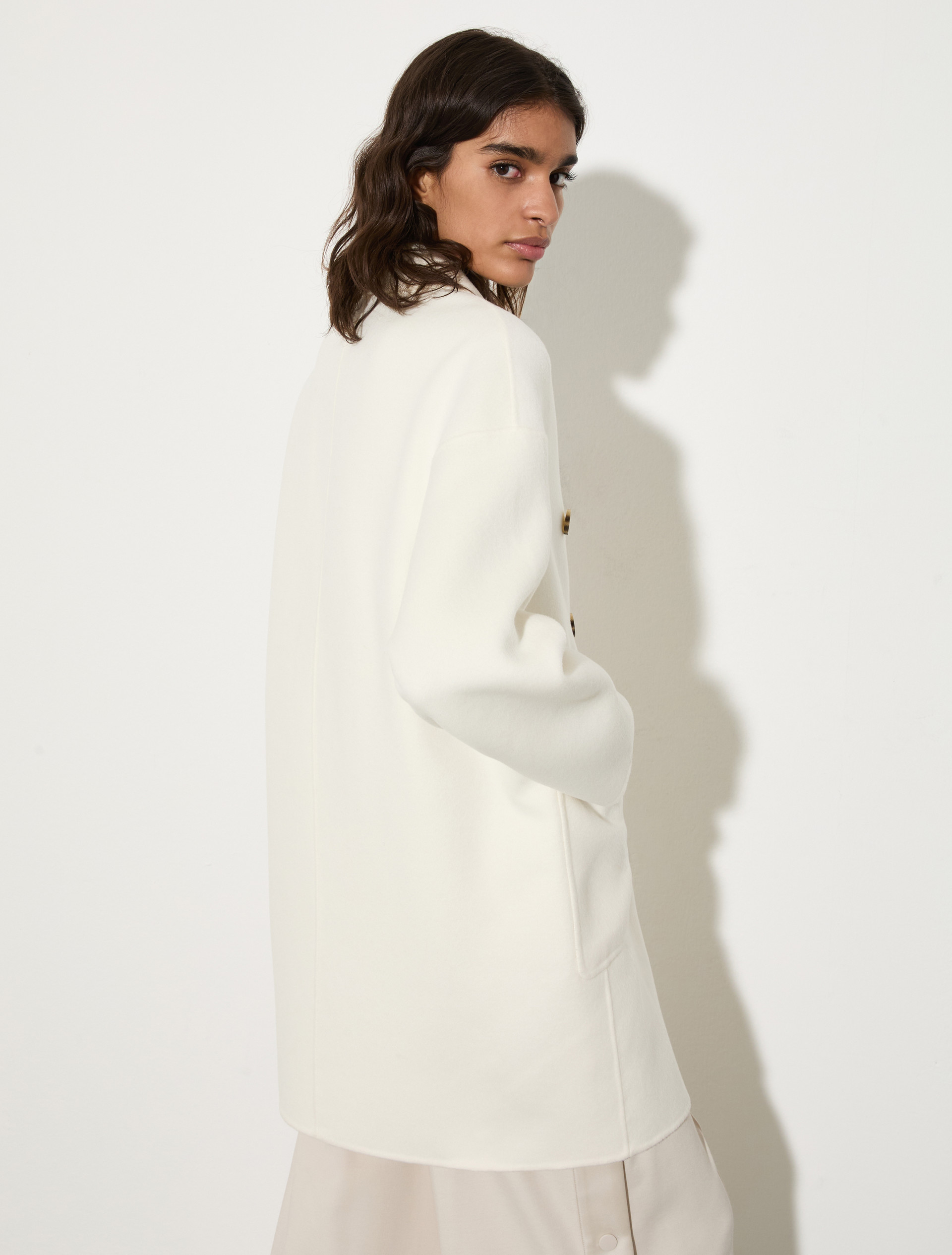 Double-sided wool coat, wool white | MAX&Co. Double-sided wool coat - WOOL WHITE - MAX&Co. - 2