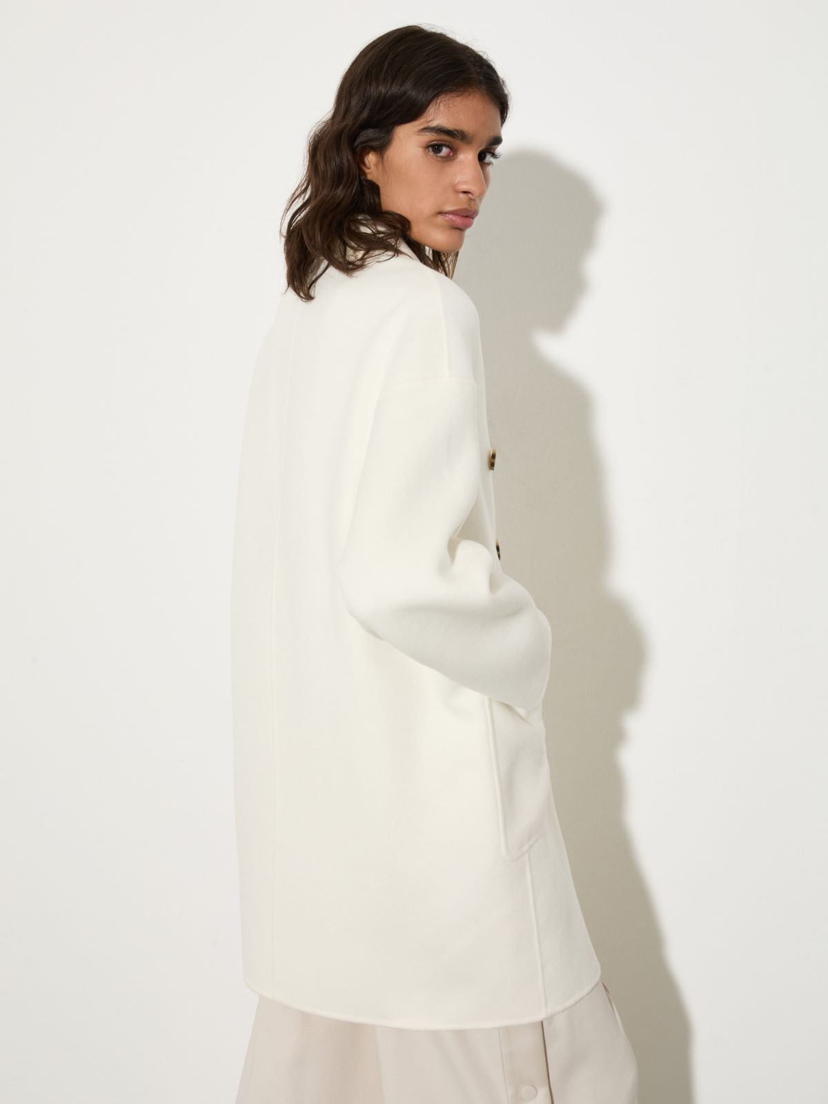 Double-sided wool coat, wool white | MAX&Co. Double-sided wool coat - WOOL WHITE - MAX&Co. - 2