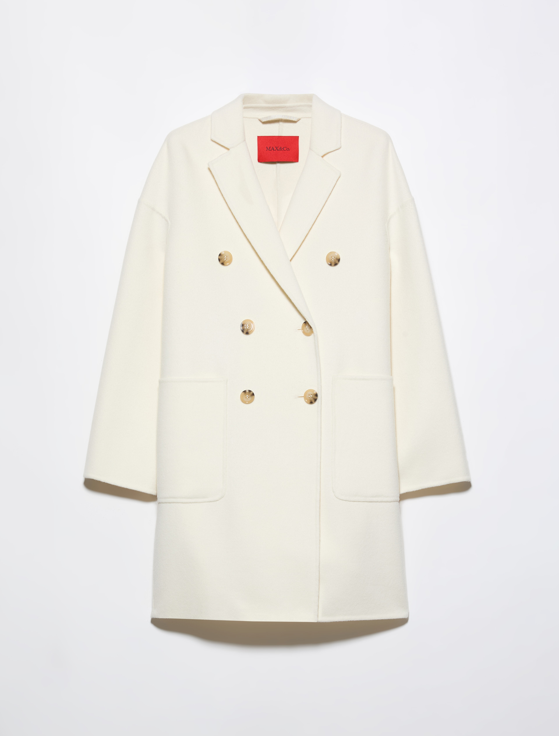 Double-sided wool coat, wool white | MAX&Co. Double-sided wool coat - WOOL WHITE - MAX&Co. - 5