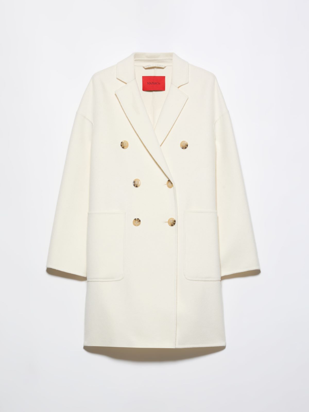 Double-sided wool coat, wool white | MAX&Co. Double-sided wool coat - WOOL WHITE - MAX&Co. - 5