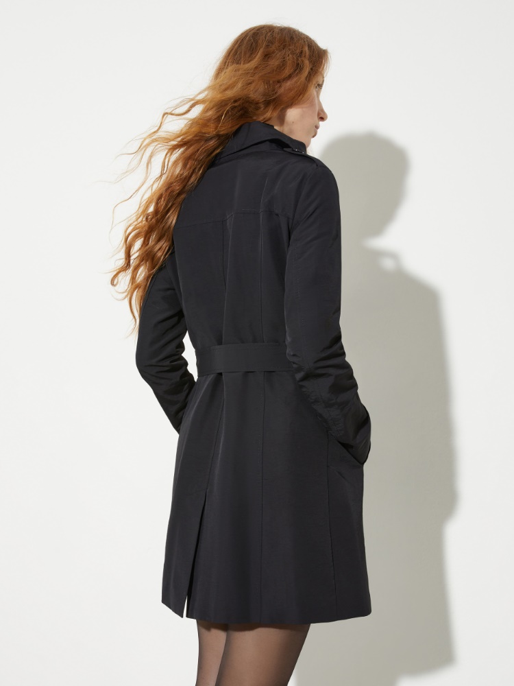 Double-breasted trench coat in ottoman - MAX&Co. - 2