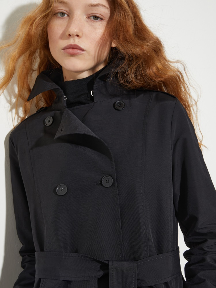 Double-breasted trench coat in ottoman - MAX&Co. - 3