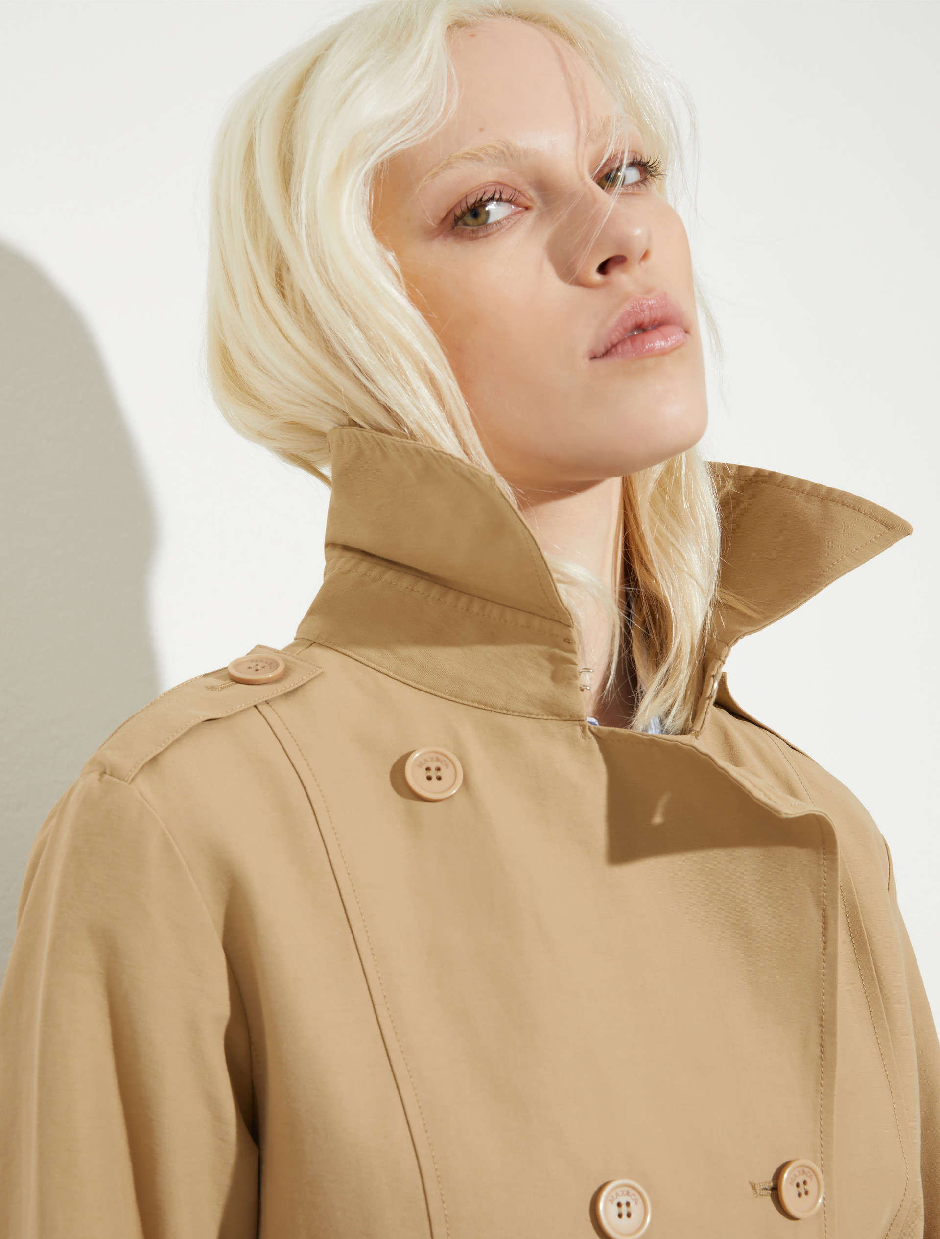 Double-breasted trench coat in ottoman - MUST - MAX&Co. - 3