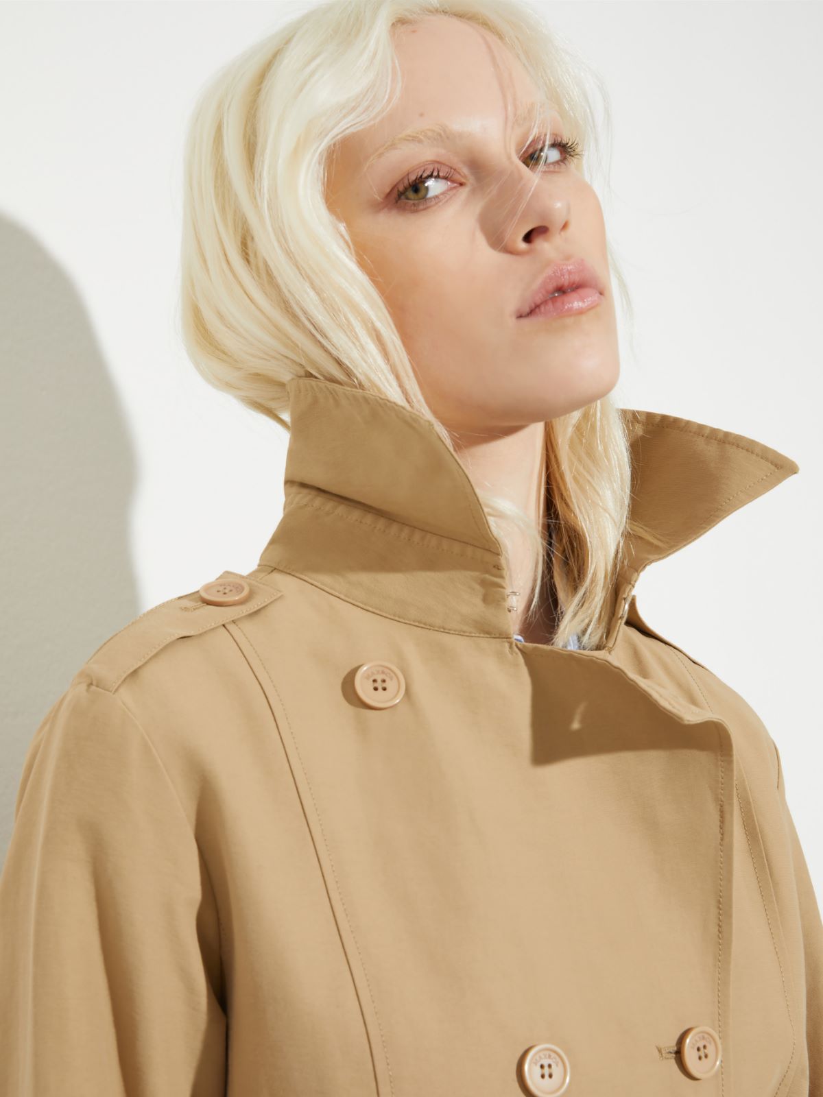 Double-breasted trench coat in ottoman - MUST - MAX&Co. - 3