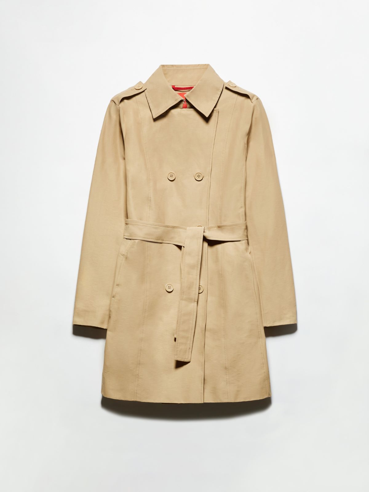 Double-breasted trench coat in ottoman - MUST - MAX&Co. - 5