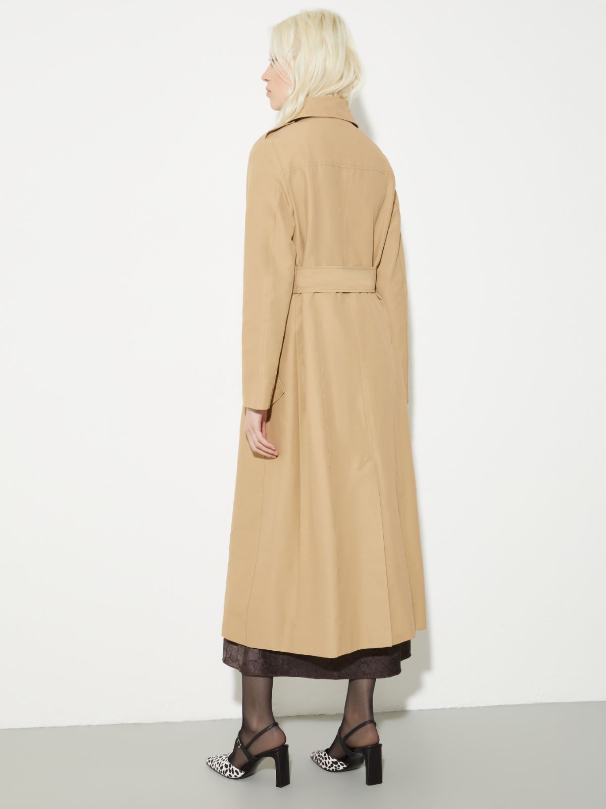 Trench-coat mi-long en ottoman - MOUT DE RAISIN - MAX&Co. - 2