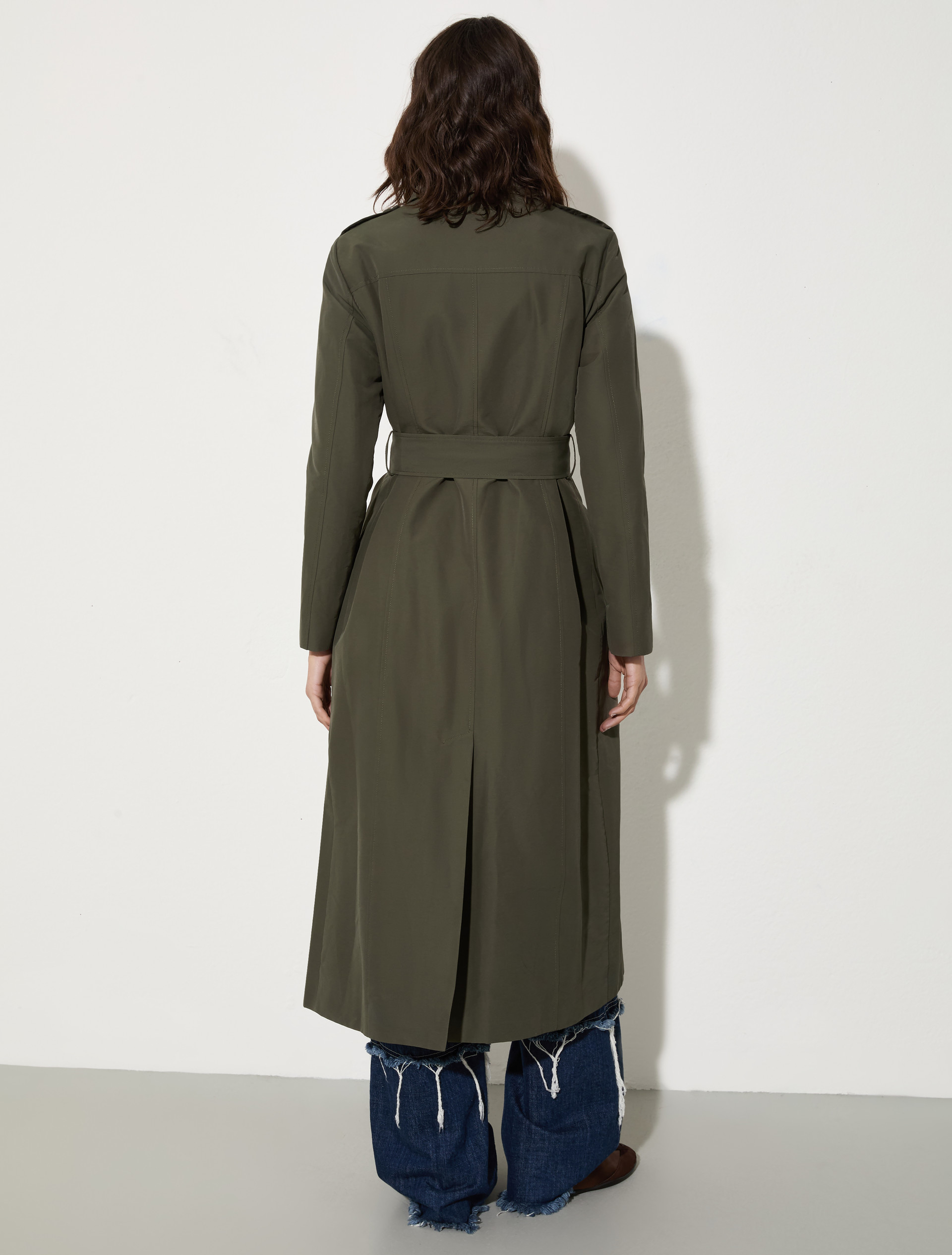 Ottoman midi trench coat - MILITARY GREEN - MAX&Co. - 2
