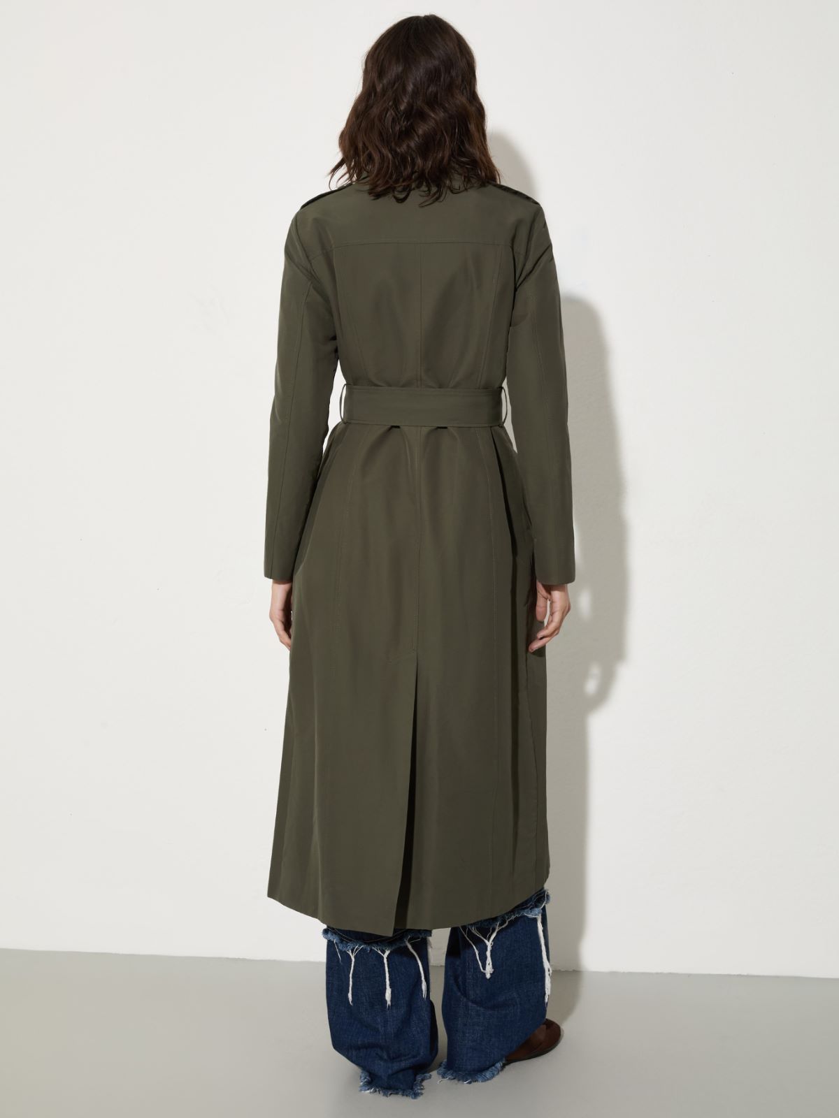 Ottoman midi trench coat - MILITARY GREEN - MAX&Co. - 2