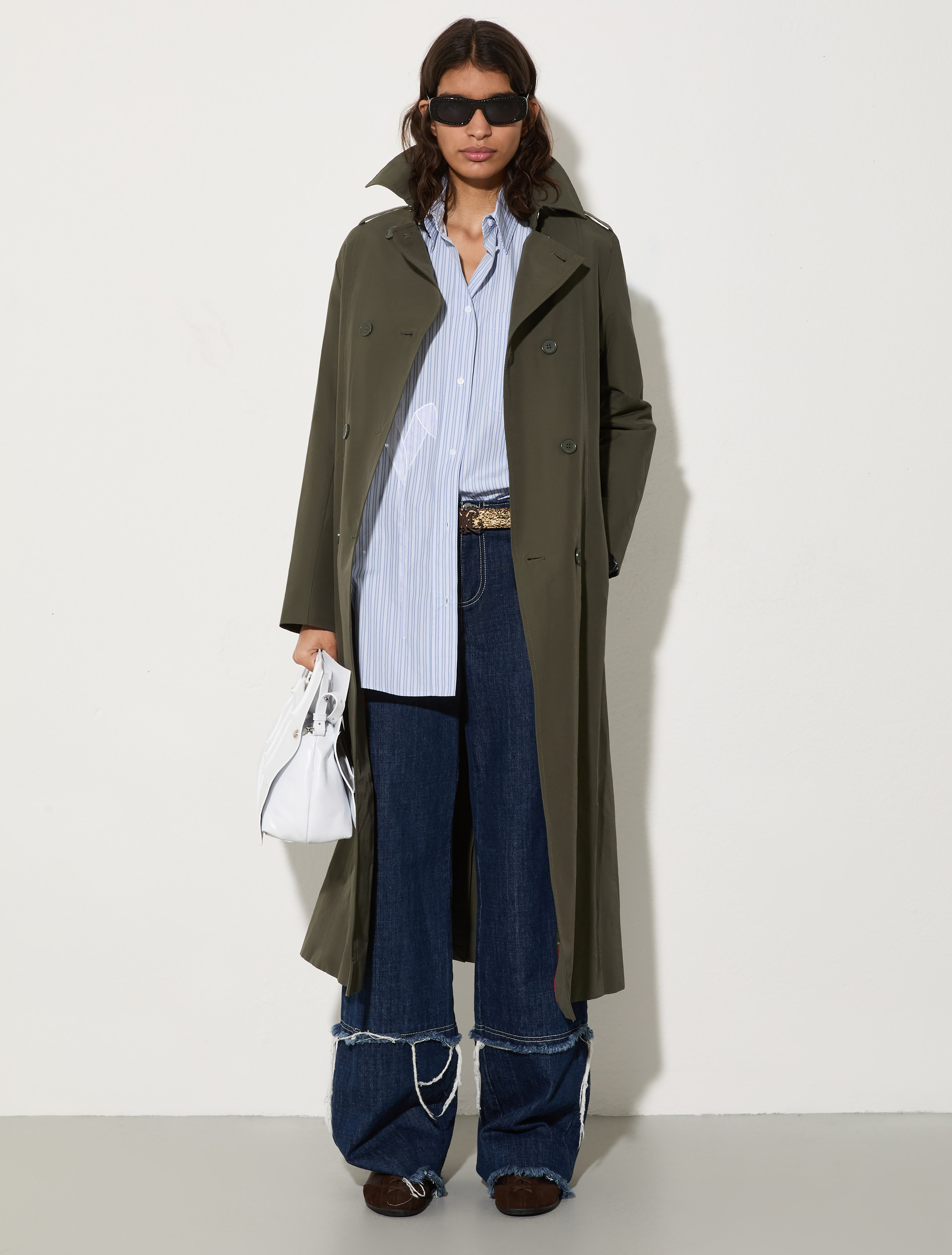 Ottoman midi trench coat - MILITARY GREEN - MAX&Co. - 4