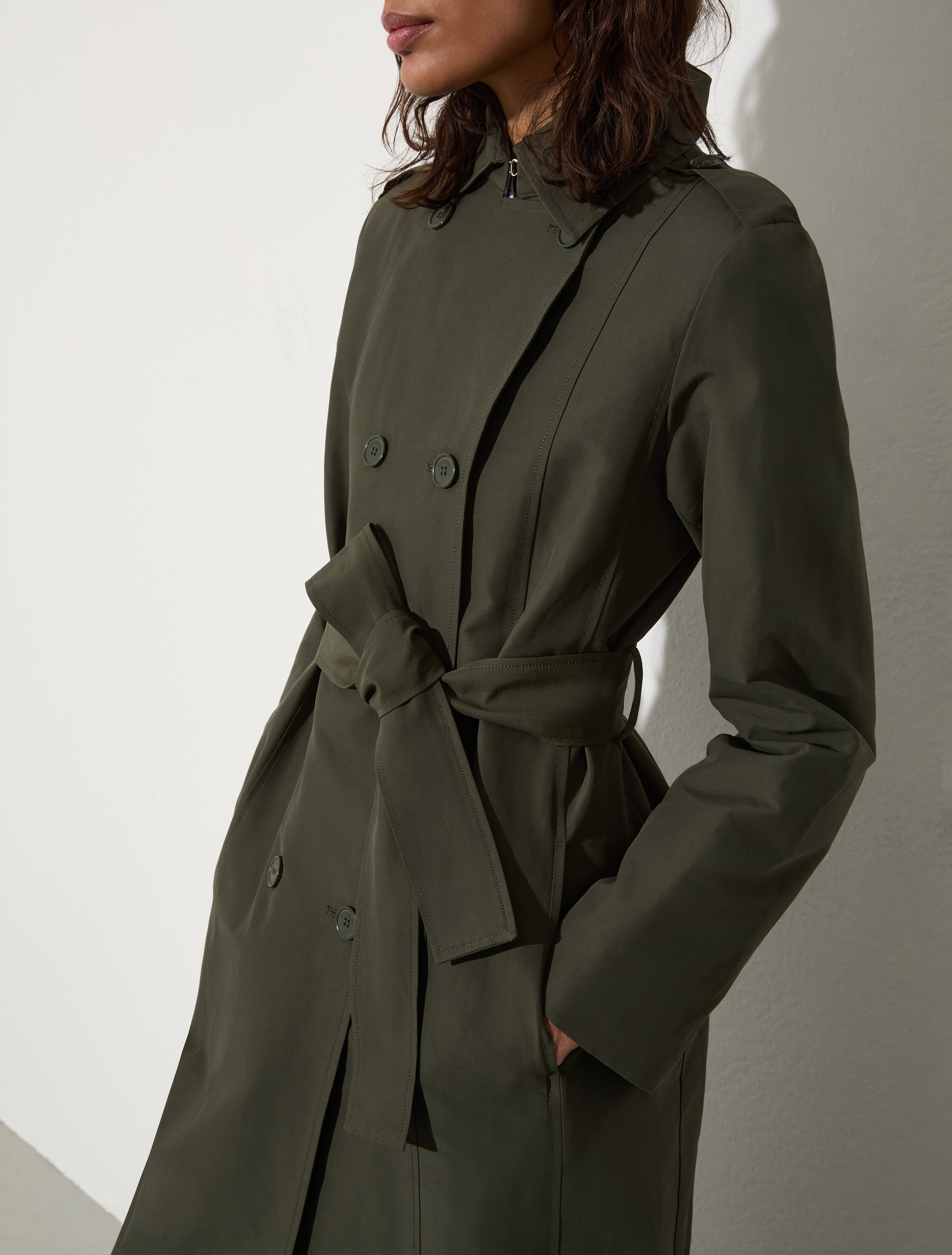 Ottoman midi trench coat - MILITARY GREEN - MAX&Co. - 6