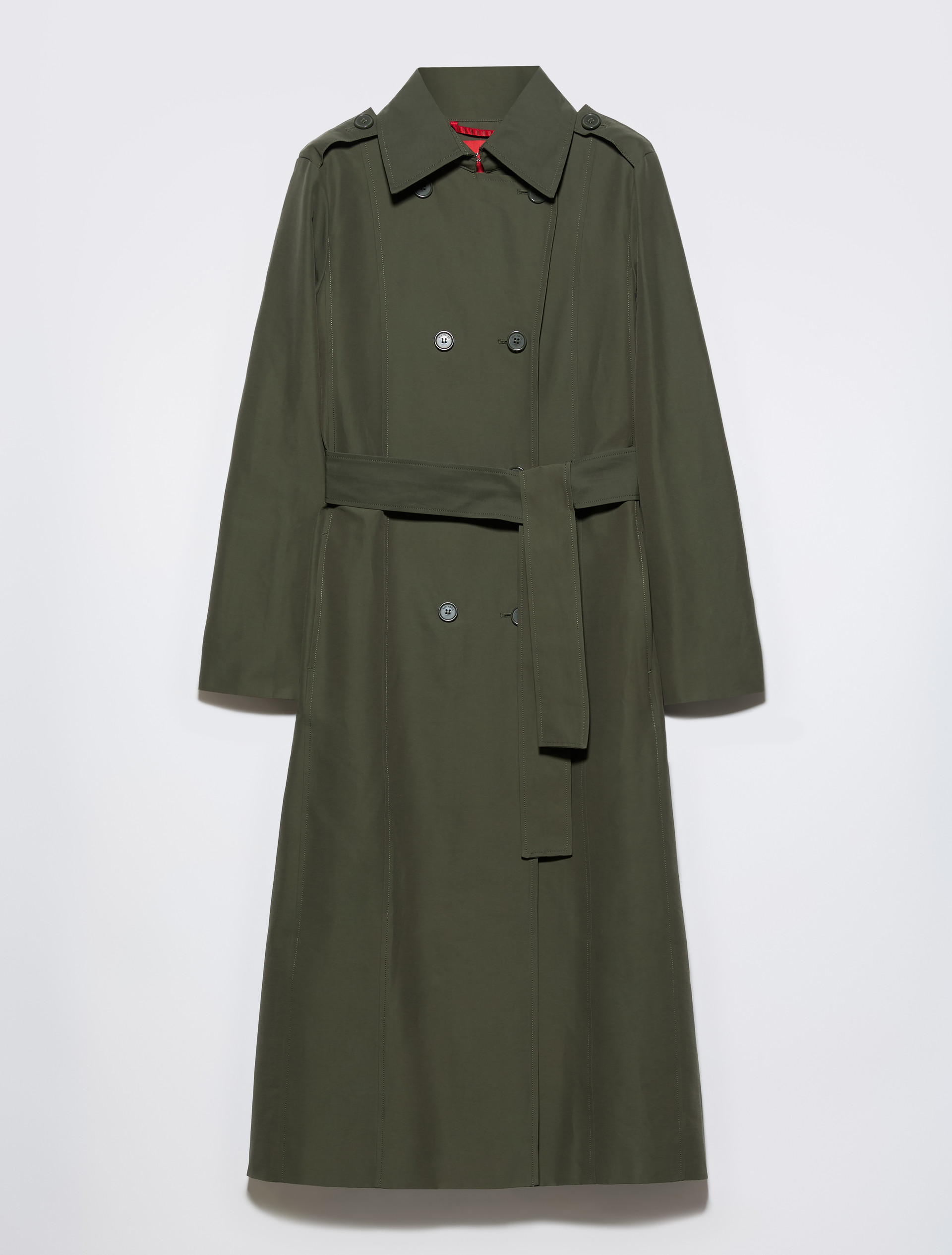 Ottoman midi trench coat - MILITARY GREEN - MAX&Co. - 5