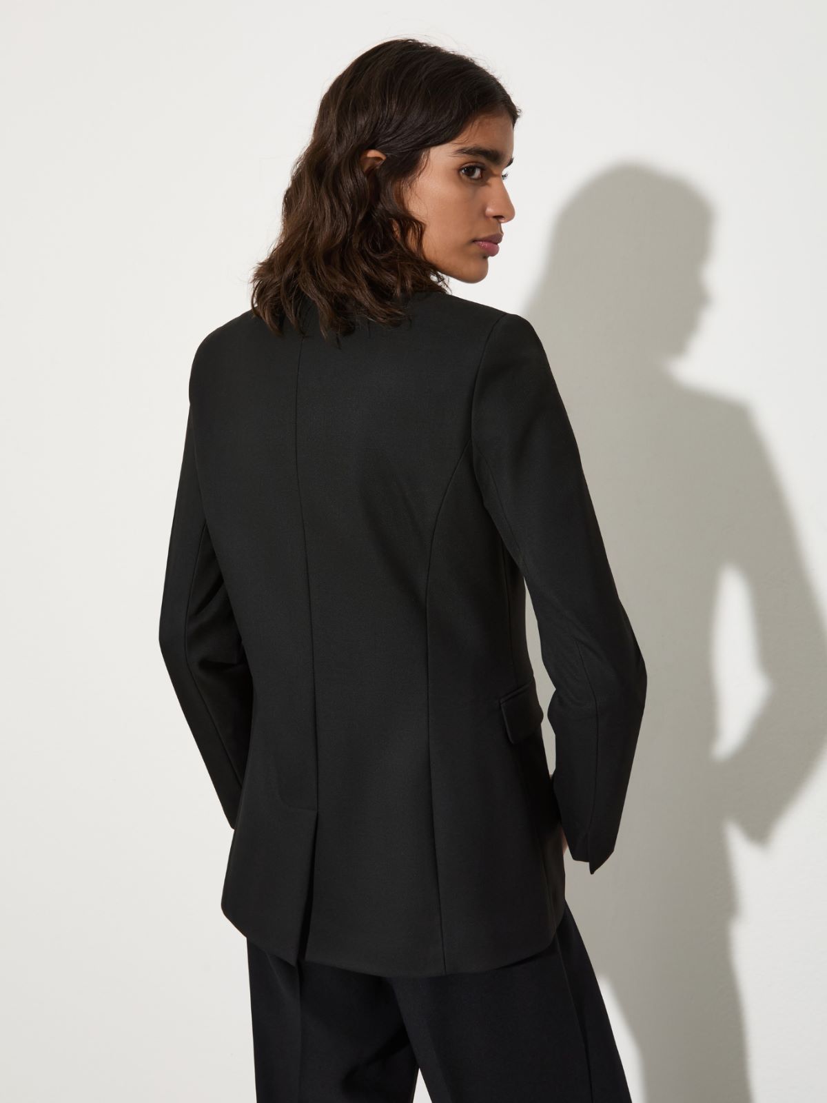 Double-breasted blazer - BLACK - MAX&Co. - 2