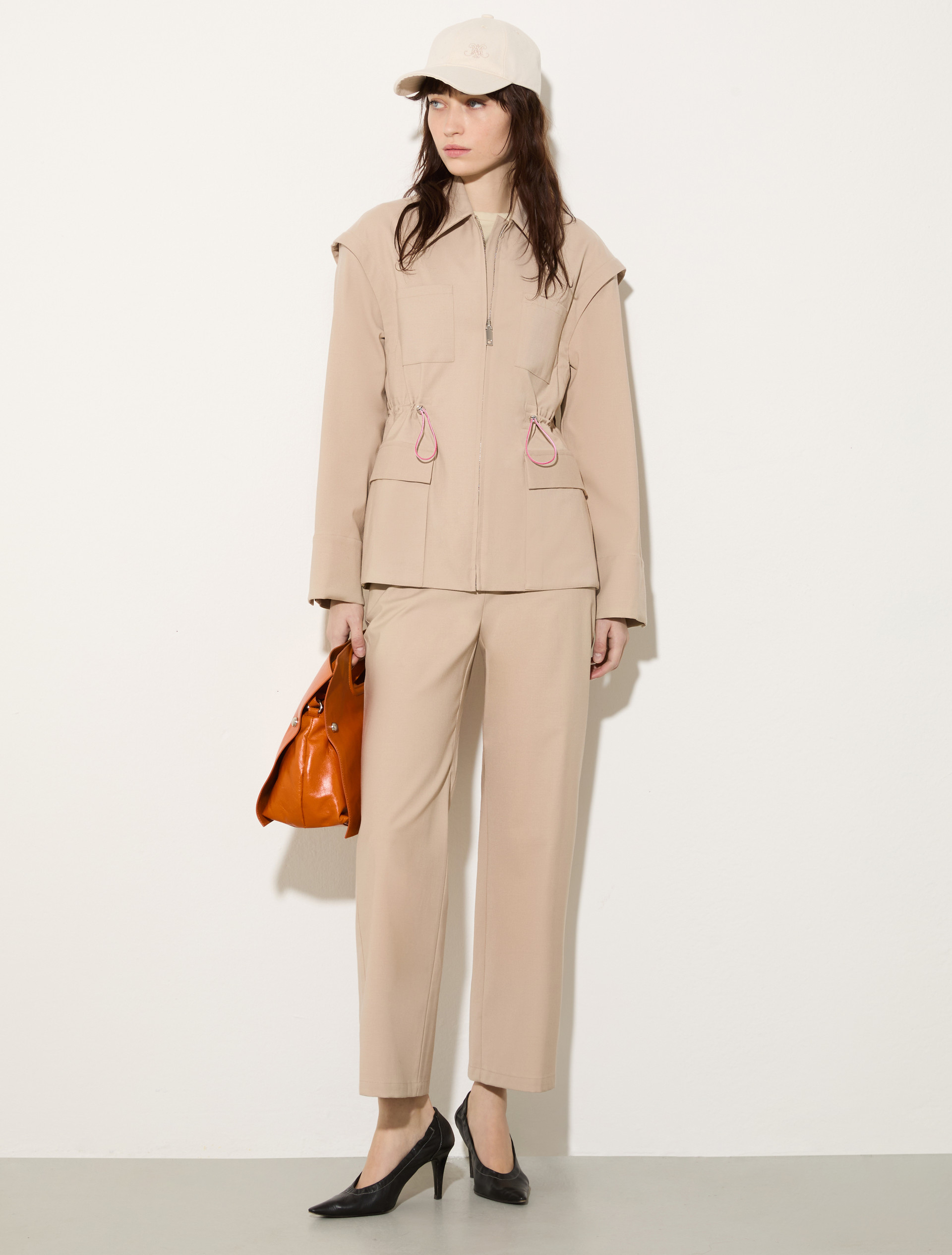 Detachable-sleeve jacket - BEIGE - MAX&Co. - 4