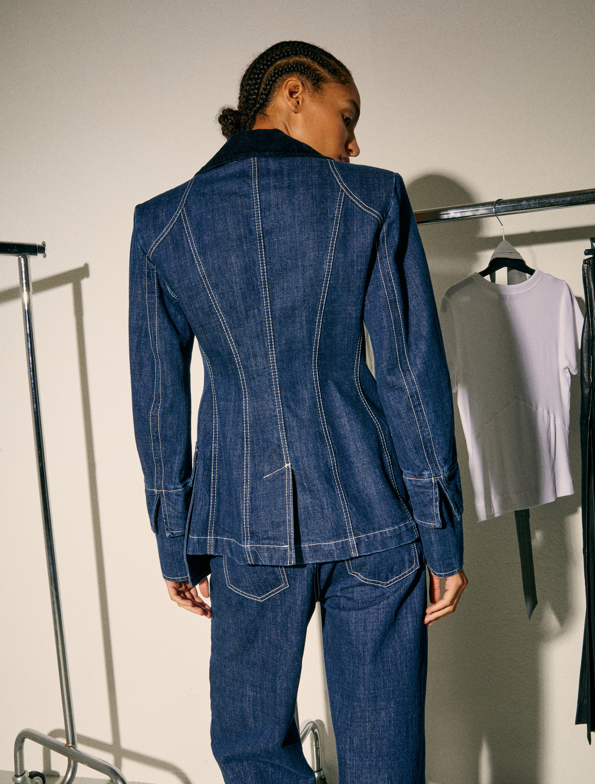 Denim jacket Sami Miró &Co.llaboration - MIDNIGHTBLUE - MAX&Co. - 2