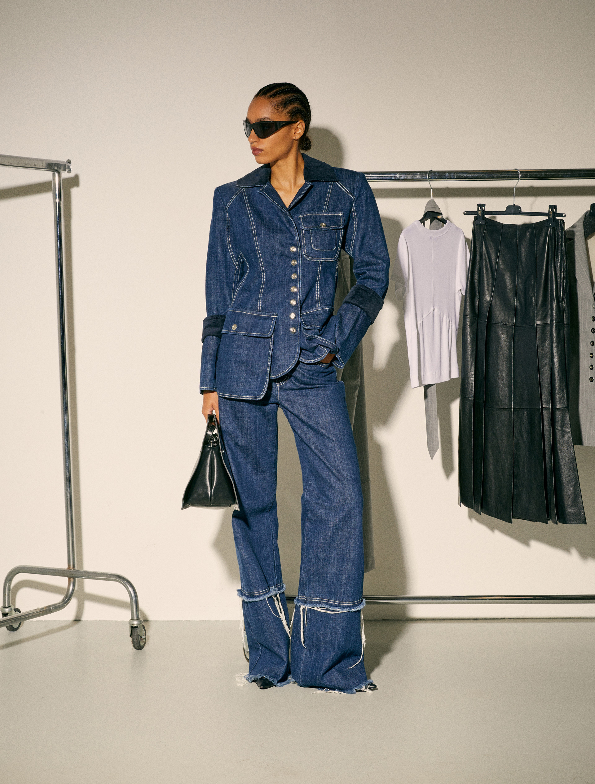 Denim jacket Sami Miró &Co.llaboration - MIDNIGHTBLUE - MAX&Co. - 4