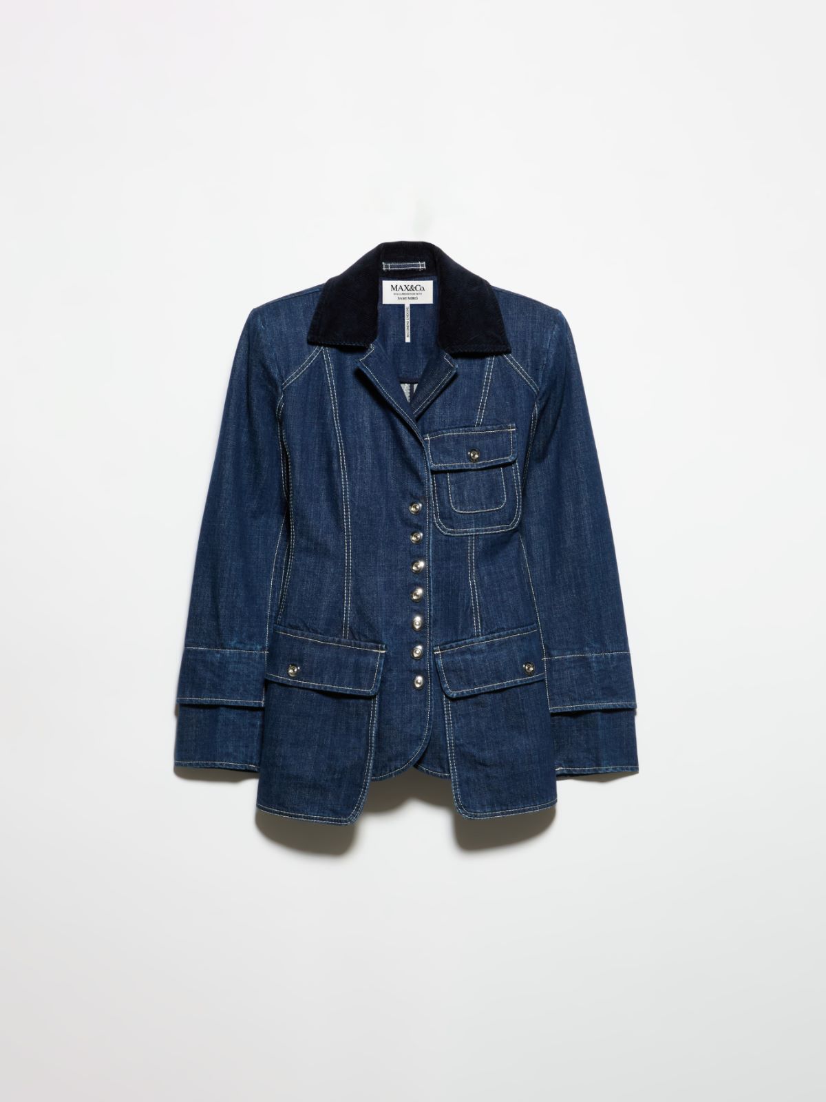 Denim jacket Sami Miró &Co.llaboration - MIDNIGHTBLUE - MAX&Co. - 5