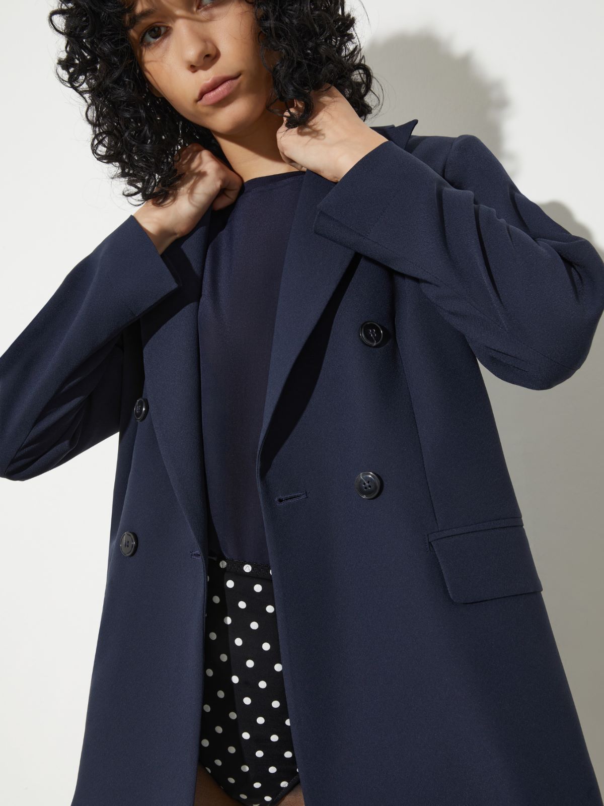 Envers satin blazer - ULTRAMARINE - MAX&Co. - 5