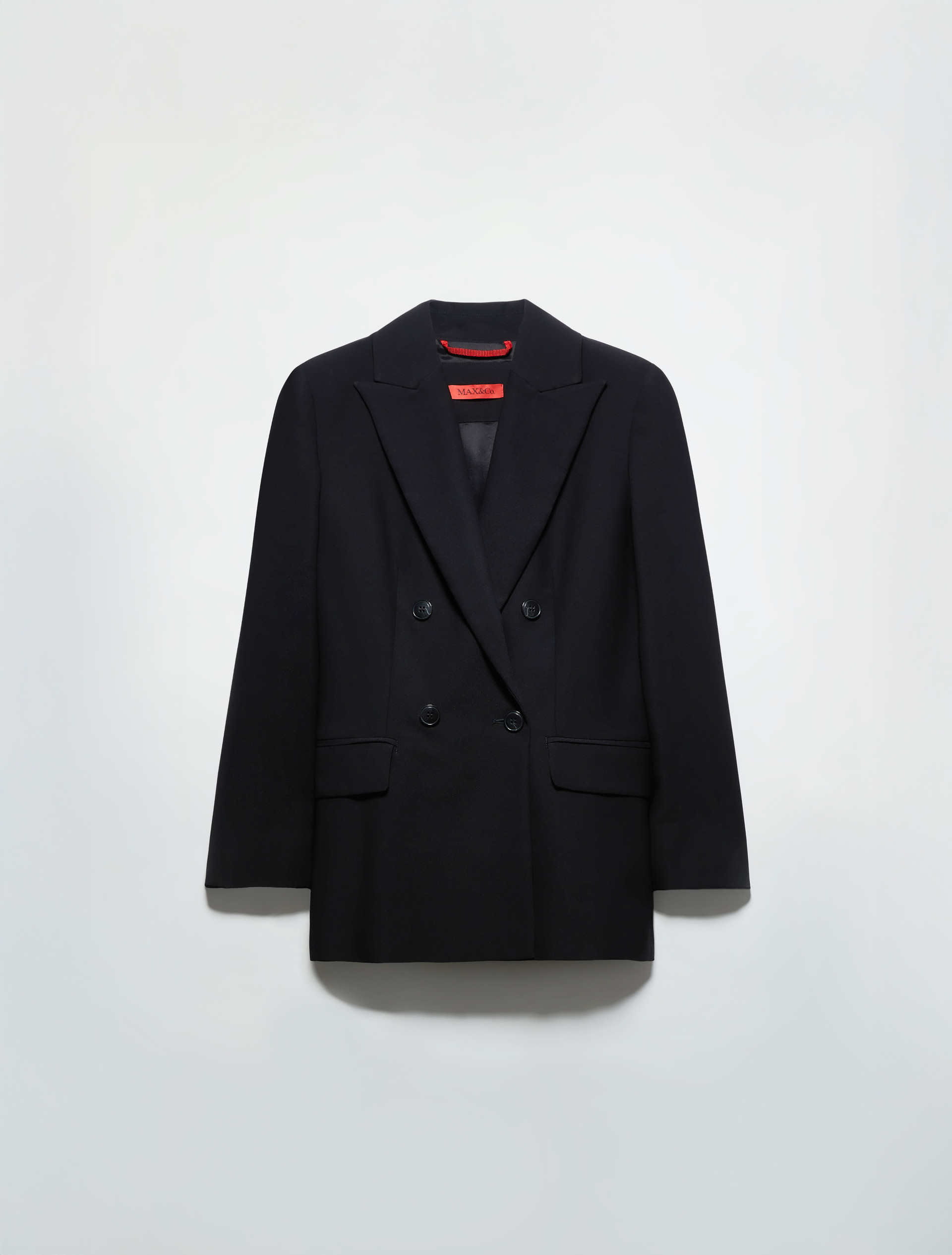 Envers satin blazer - BLACK - MAX&Co. - 5