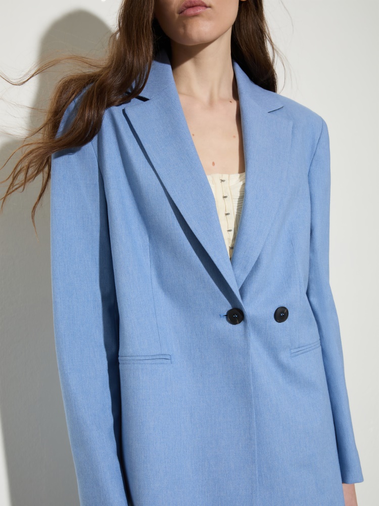 Wrap-back gabardine blazer - MAX&Co. - 3