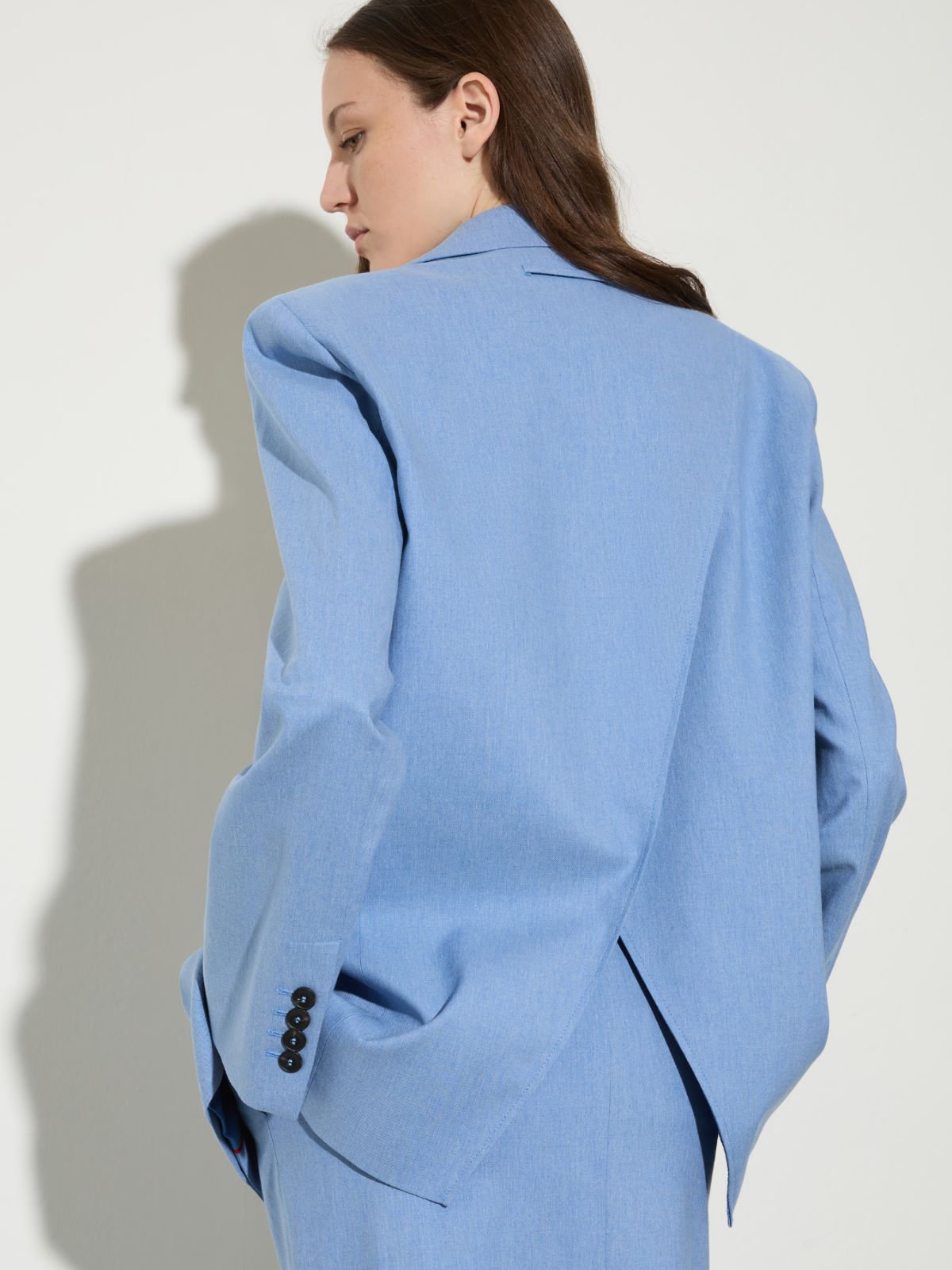 Wrap-back gabardine blazer - AVIO - MAX&Co. - 4