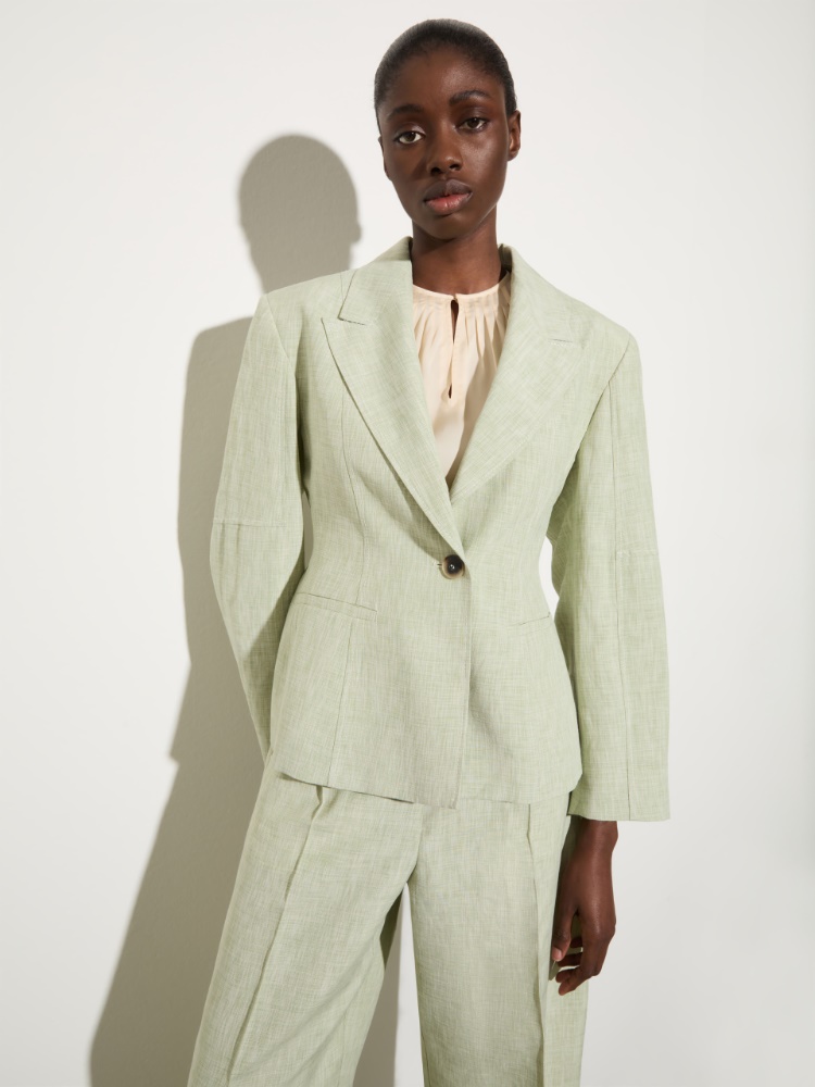 Linen blend blazer - MAX&Co.