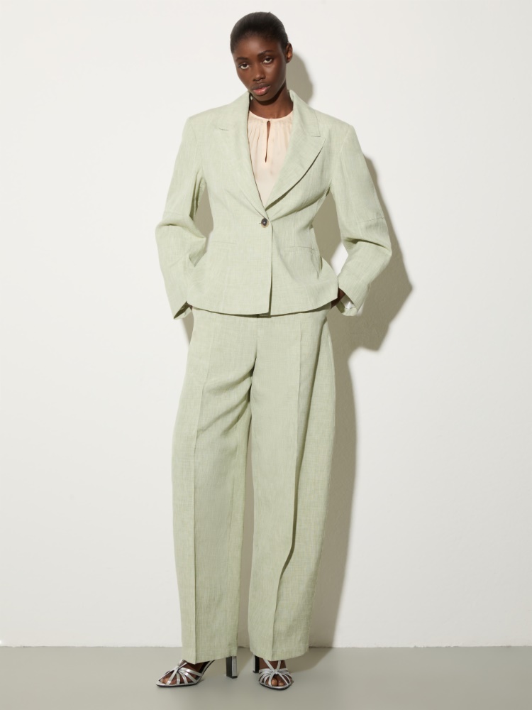 Linen blend blazer - MAX&Co. - 4