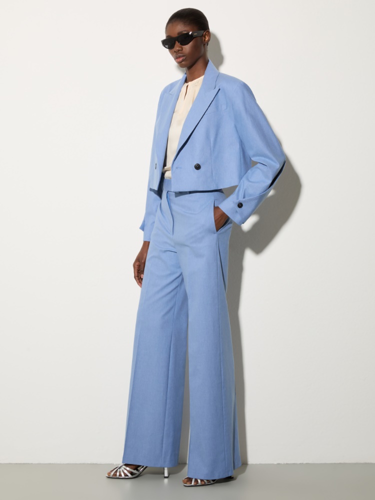 Cropped gabardine blazer - MAX&Co. - 5